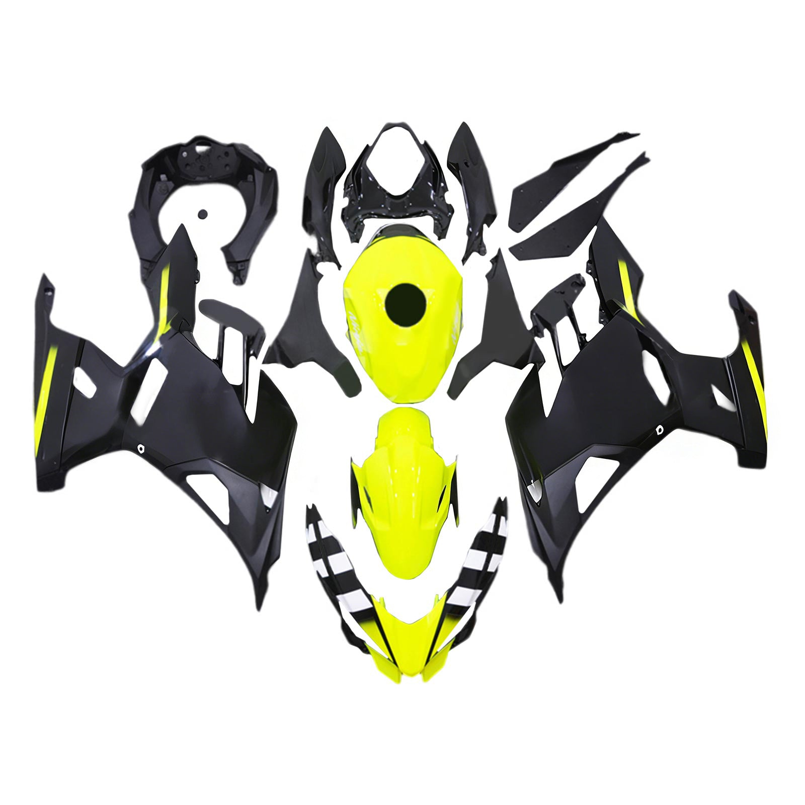 Amotopart Kawasaki EX400 Ninja400 2018-2023 Korirakenne ABS-muovi