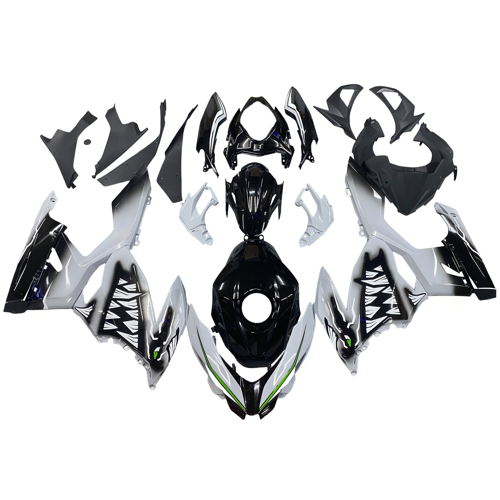 Amotopart Kawasaki EX400 Ninja400 2018-2023 Korirakenne ABS-muovi