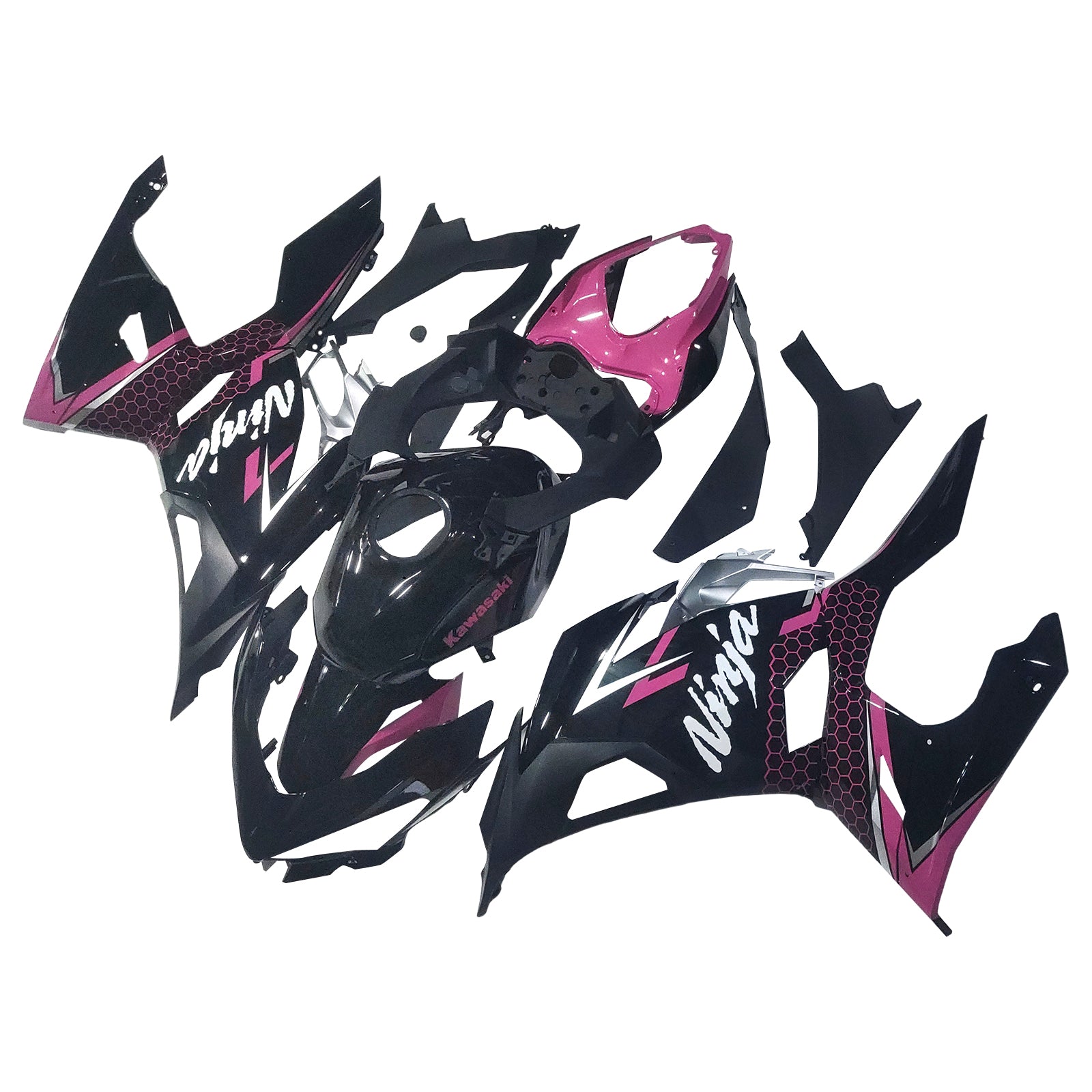 Amotopart Kawasaki Ex400/Ninja400 2018-2023 Kit Carroserie Plastic Abs