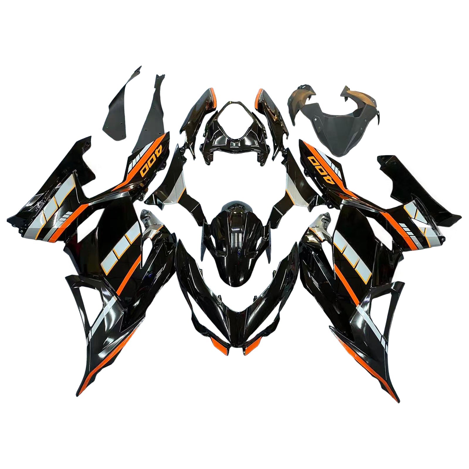 Amotopart Kawasaki EX400 Ninja400 2018-2023 Kuipset Carrosserie ABS Kunststof