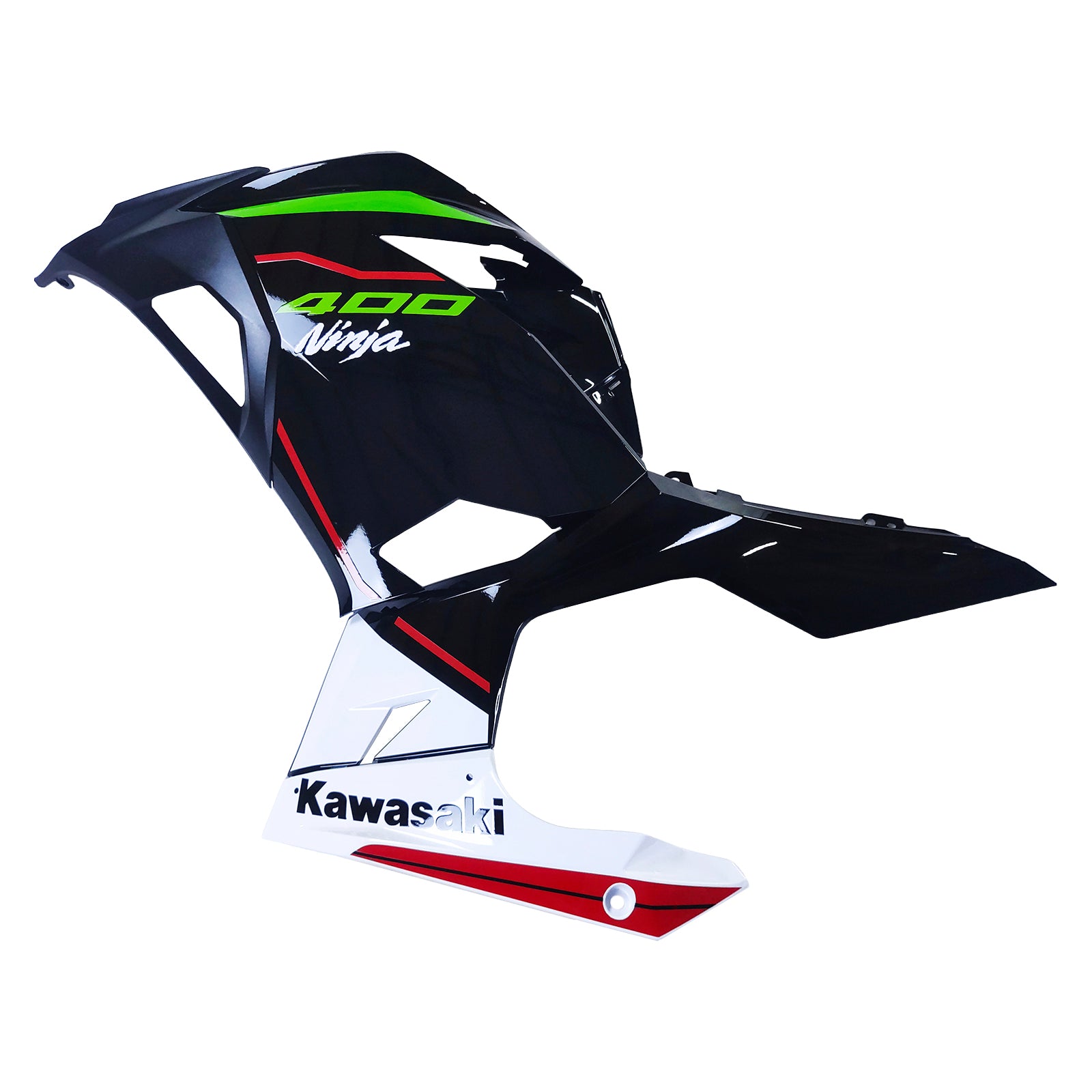 Amotopart Kawasaki EX400 Ninja400 2018-2023 Kit de carénage Carrosserie Plastique ABS