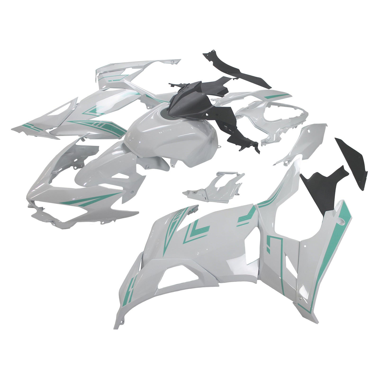 Amotopart Kawasaki EX400/Ninja400 2018-2023 Korirakenne ABS-muovia
