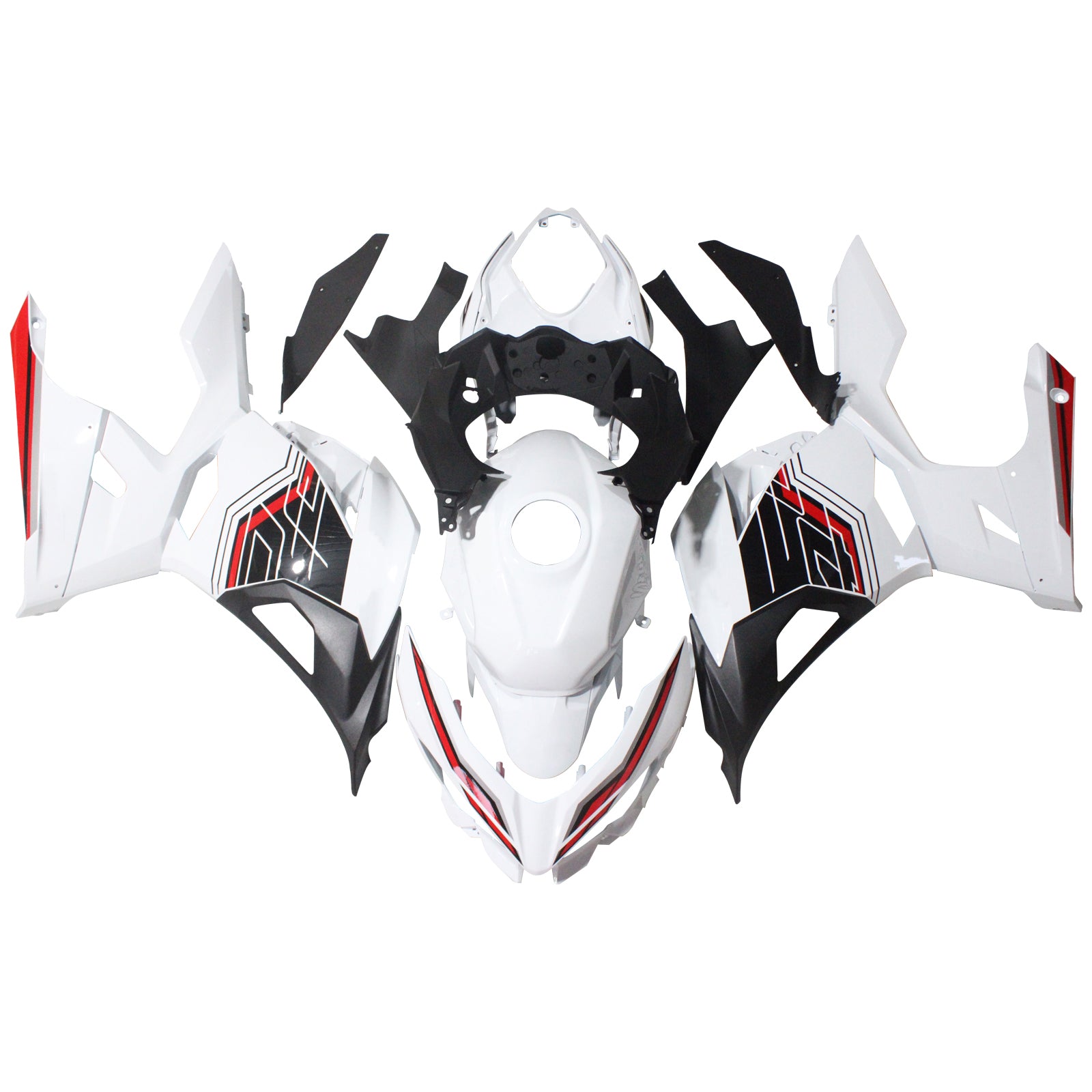 Amotopart Kawasaki EX400/Ninja400 2018-2023 Korirakenne ABS-muovia