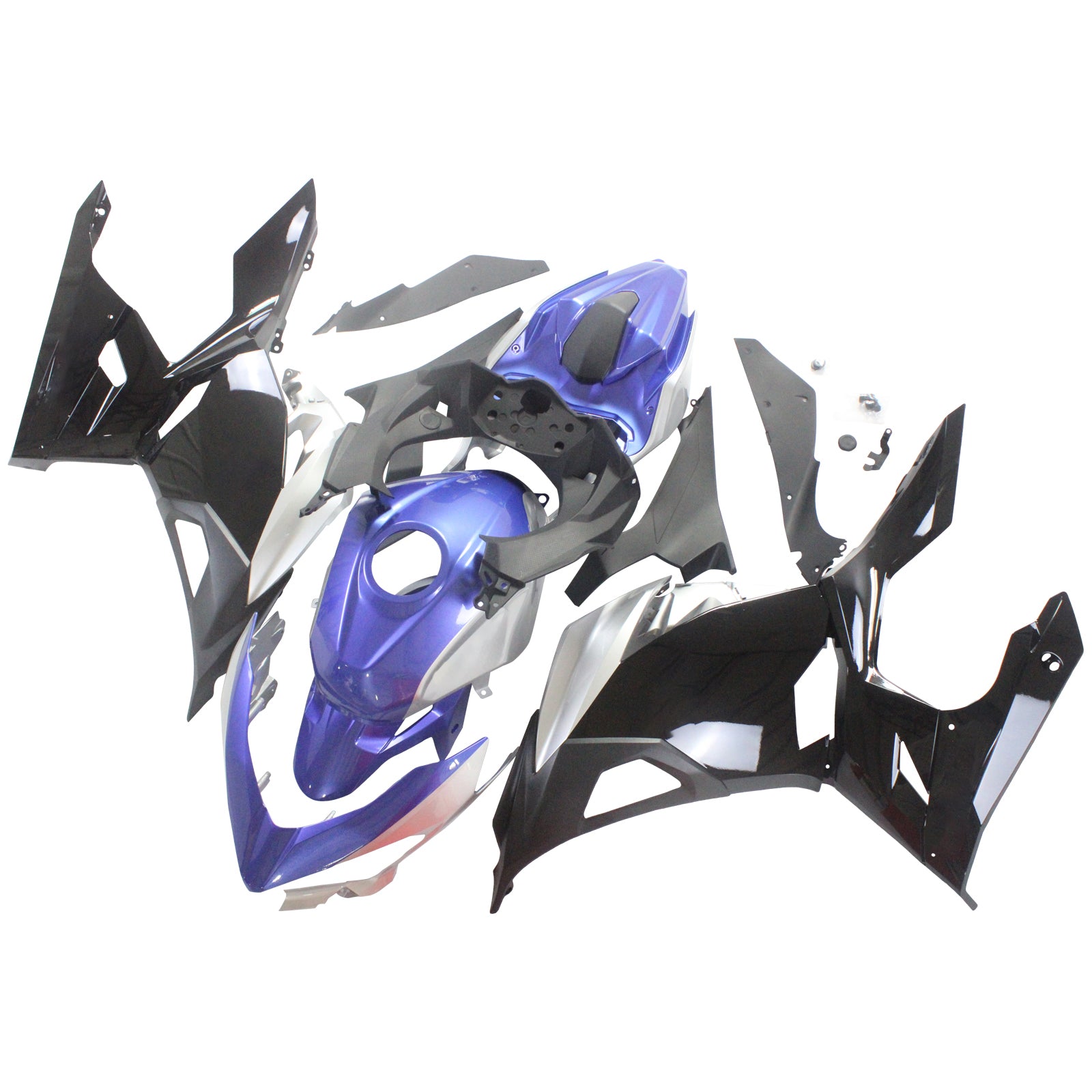 Amotopart Kawasaki EX400/Ninja400 2018-2023 ABS muovinen korirakennesarja