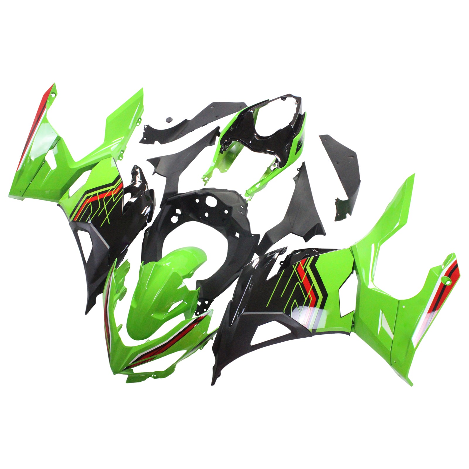 Amotopart Kawasaki ex400/ninja400 2018-2023 Kit Carroserie Plastic Abs