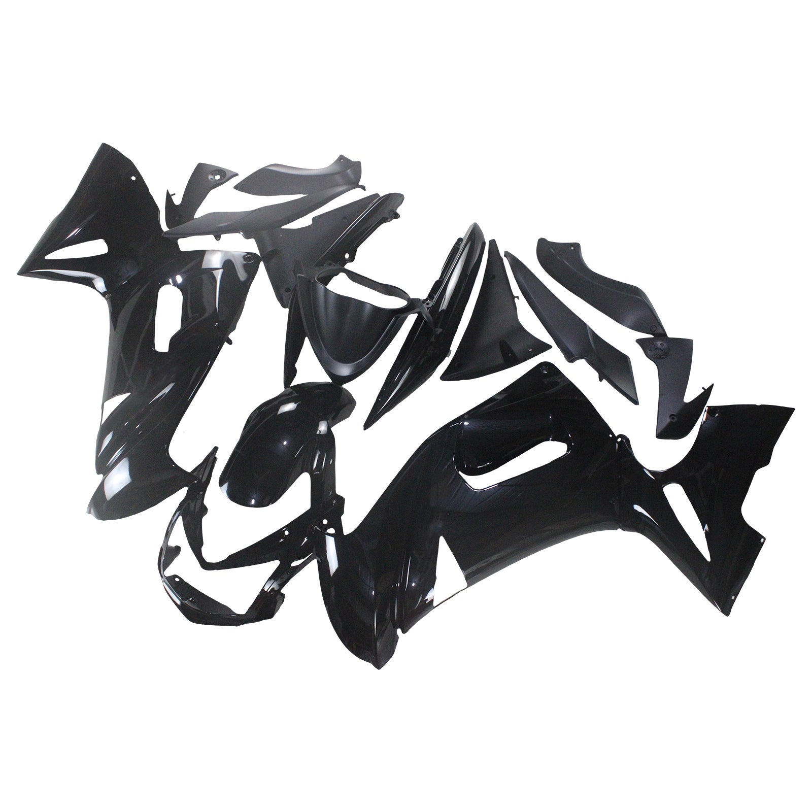 Amotoaprt Kit de carénage en plastique pour Kawasaki Ninja 650 ER-6F EX650 2006-2008 02 # générique