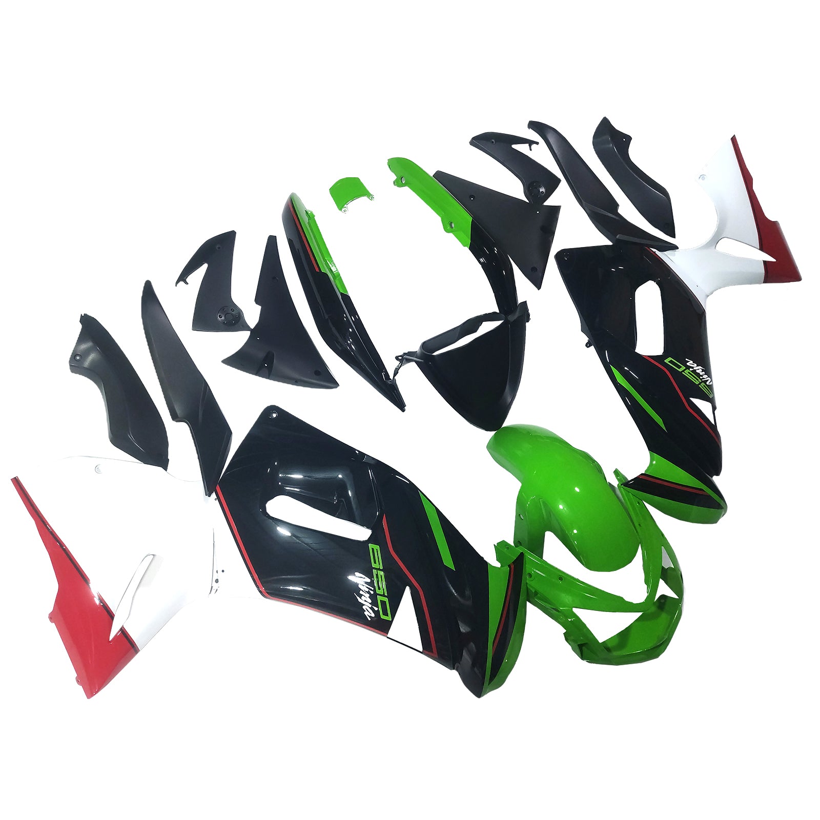 Kawasaki ER6F/ninja 650 2006-2008 komplet za vbrizgavanje, plastična karoserija