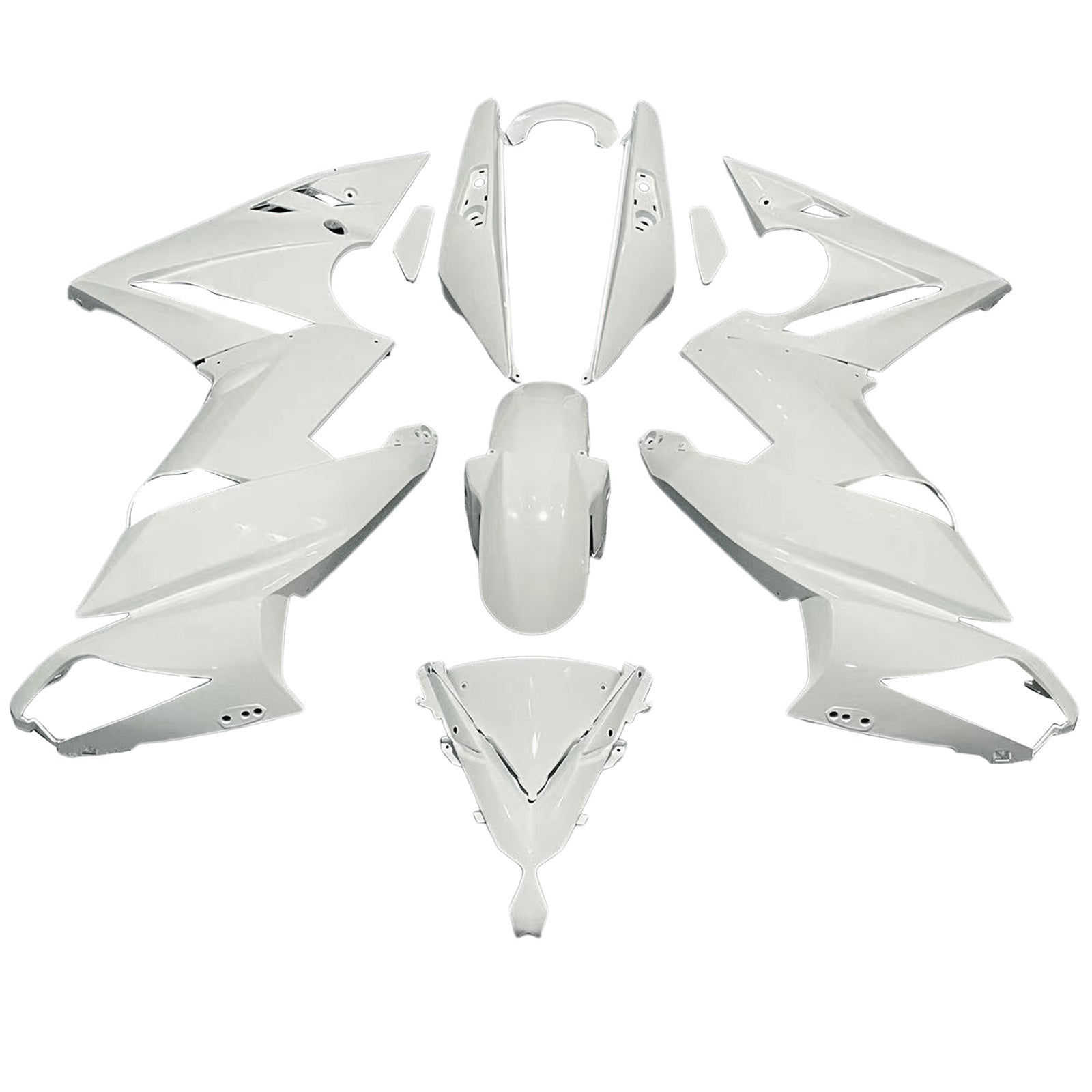 Kit de carénage d'injection en plastique Kawasaki Ninja 650 ER-6F EX650 2009-2011