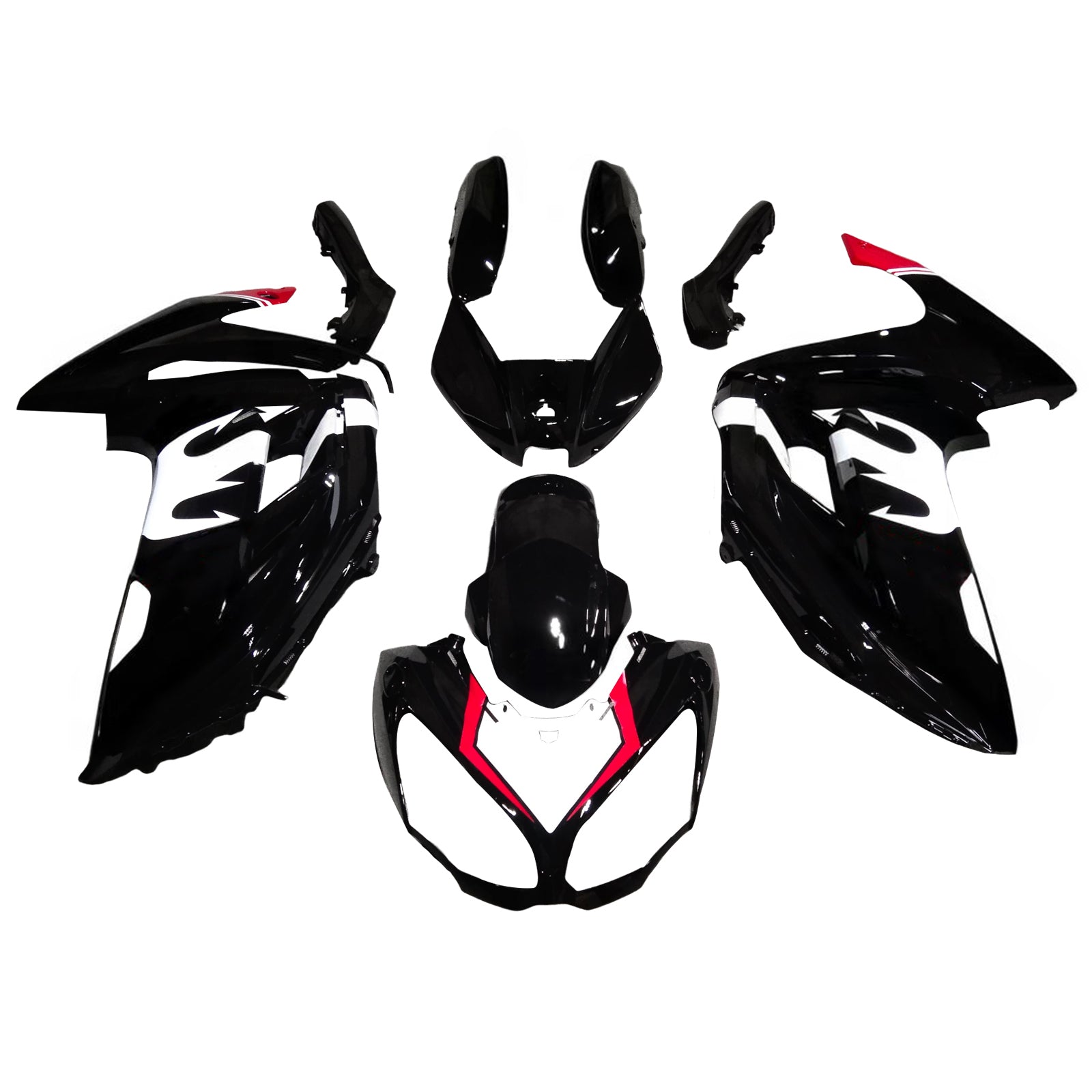 Kit de carénage Amotopart pour Kawasaki ER6F/Ninja650 2012-2016 générique