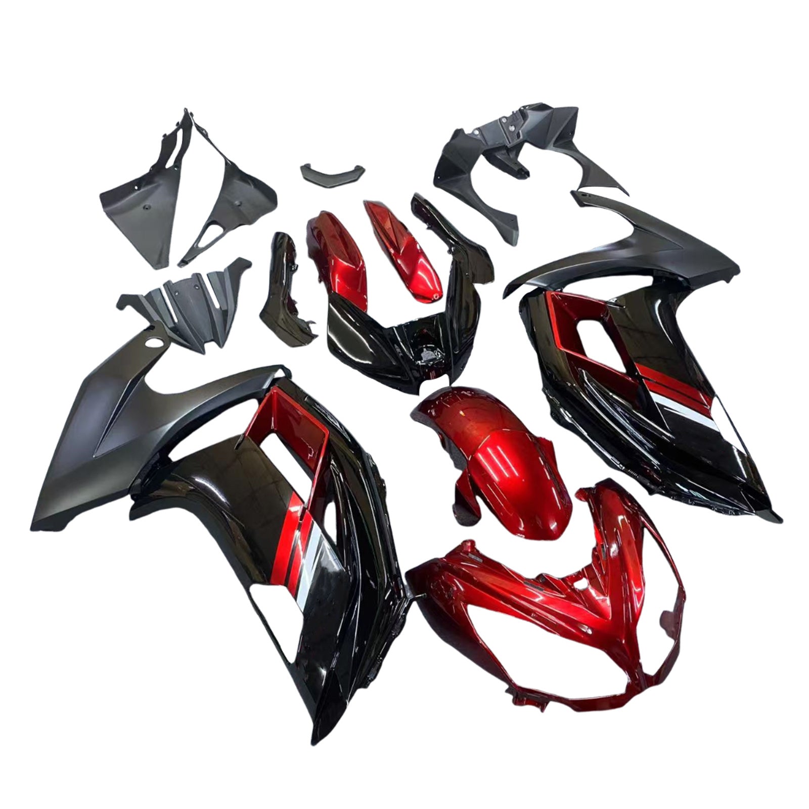 Kit de carénage Amotopart pour Kawasaki ER6F/Ninja650 2012-2016 générique