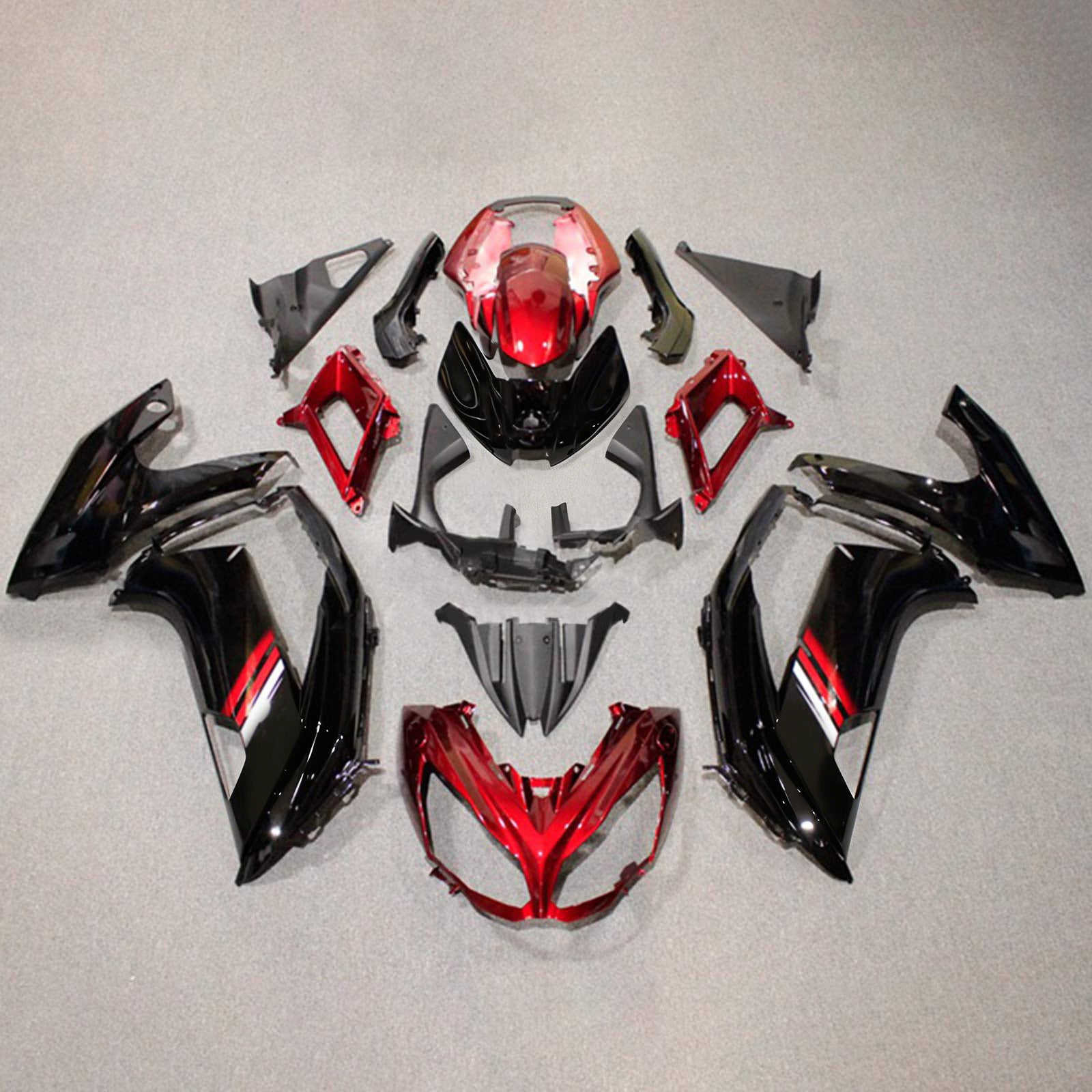Kit de carénage Amotopart pour Kawasaki ER6F/Ninja650 2012-2016 générique