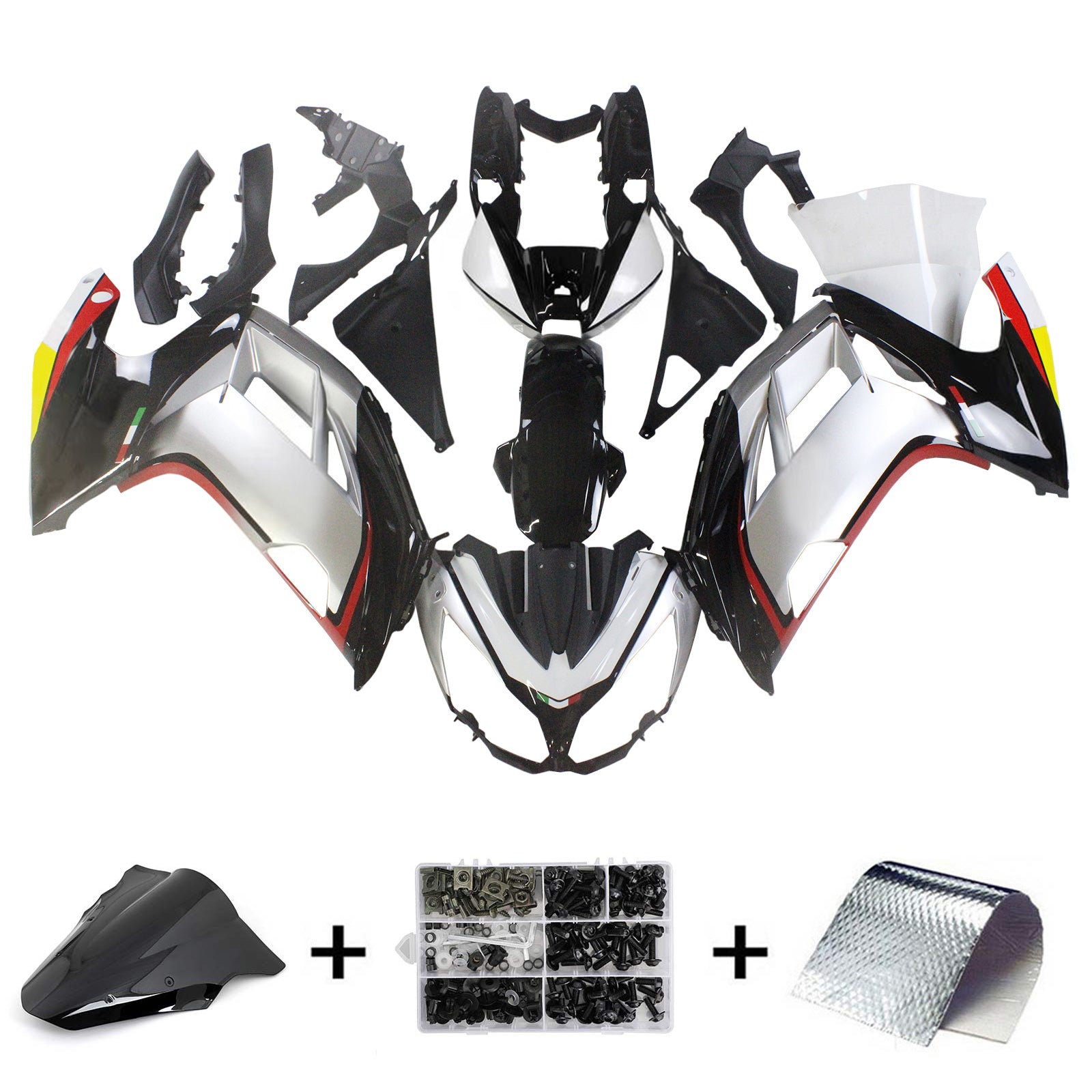 Kit de carénage Amotopart pour Kawasaki ER6F/Ninja650 2012-2016 générique