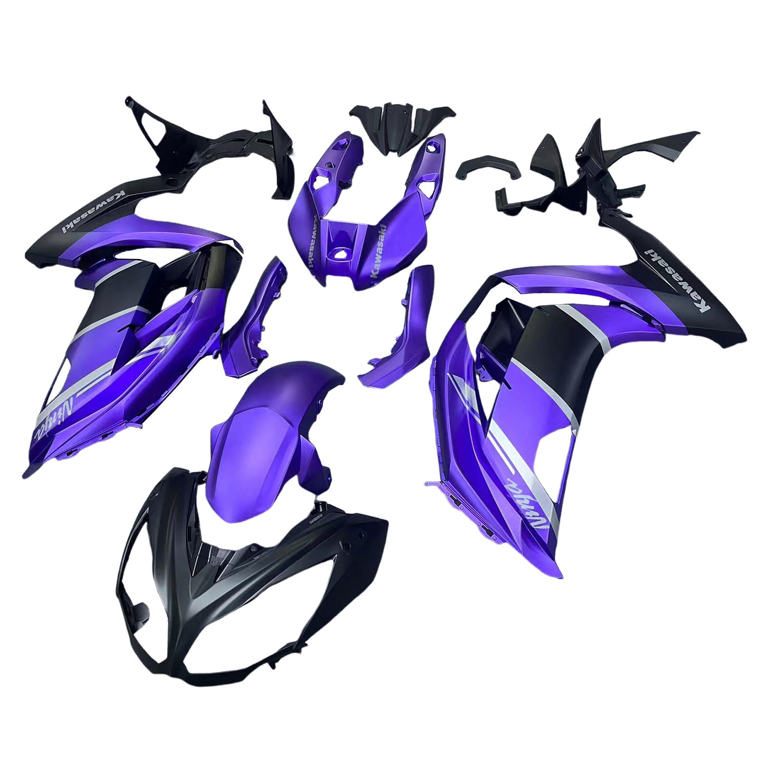 Amotopart Kuipset Kawasaki ER6F/Ninja650 2012-2016 ABS Kunststof Carrosserie