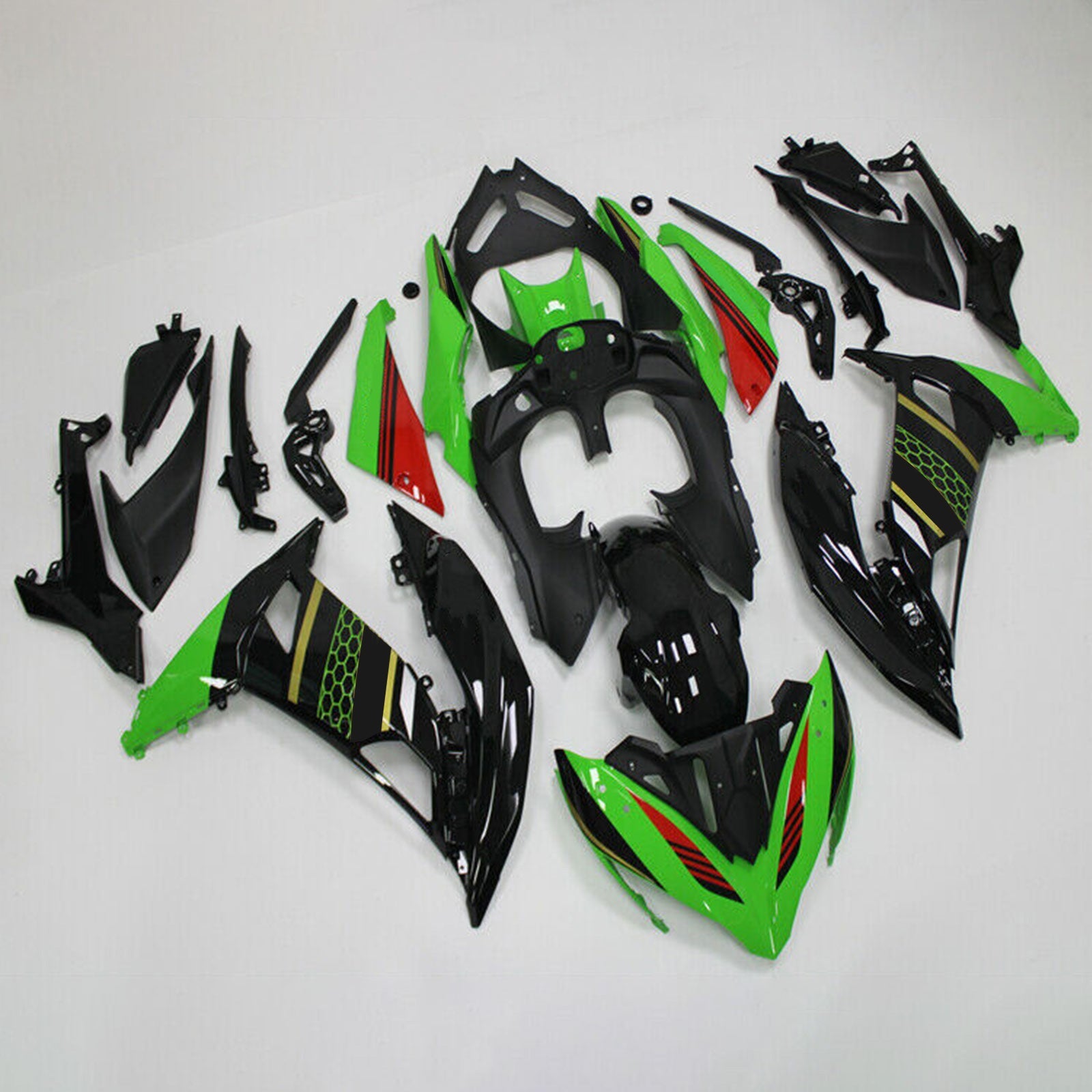 Amotopart muovinen suojaussarja Kawasaki Ninja 650 ER-6F EX650 2017-2019 02# Generic