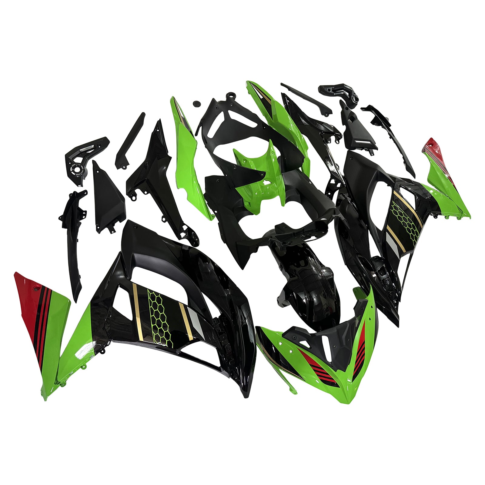 Amotopart plastični komplet za Kawasaki ninja 650 ER-6F EX650 2017-2019 02 # generic
