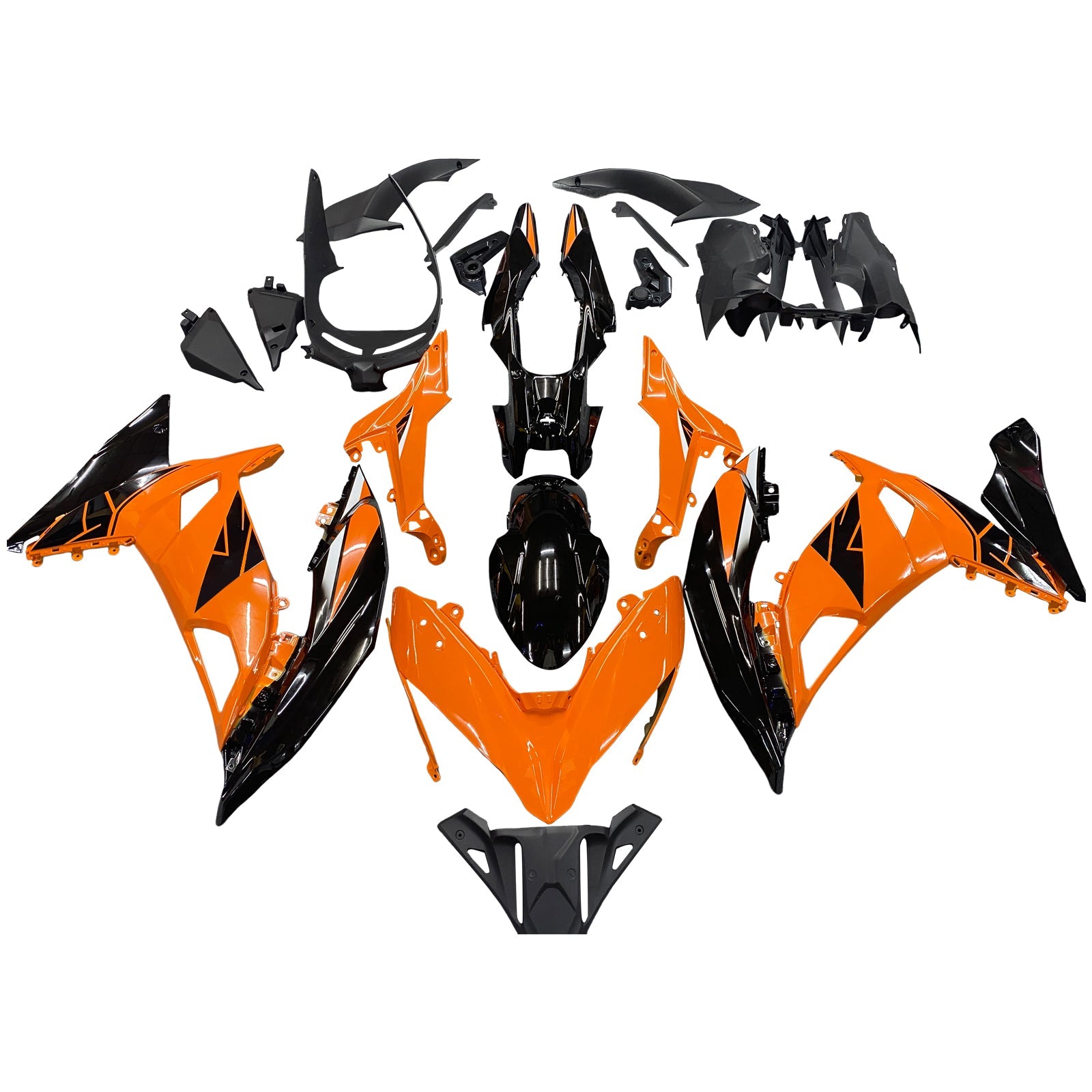 Amotopart muovinen suojaussarja Kawasaki Ninja 650 ER-6F EX650 2017-2019 04# Generic