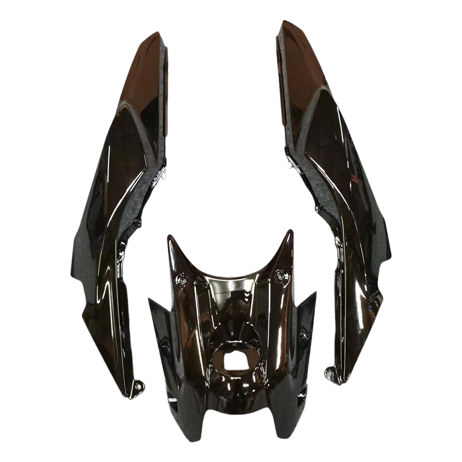 Amotopart Kit Carénage Kawasaki ER6F/Ninja650R 2017-2019 Carrosserie Plastique ABS