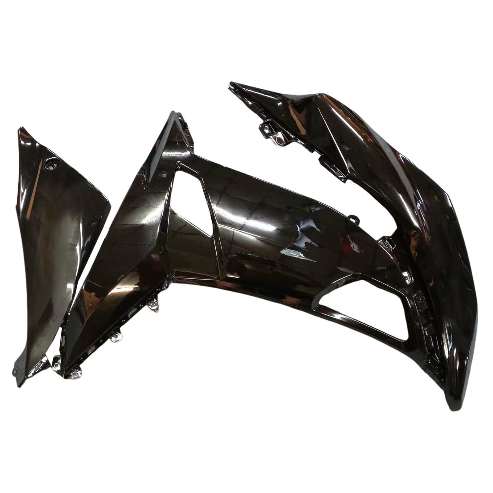 Amotopart Kit Carénage Kawasaki ER6F/Ninja650R 2017-2019 Carrosserie Plastique ABS