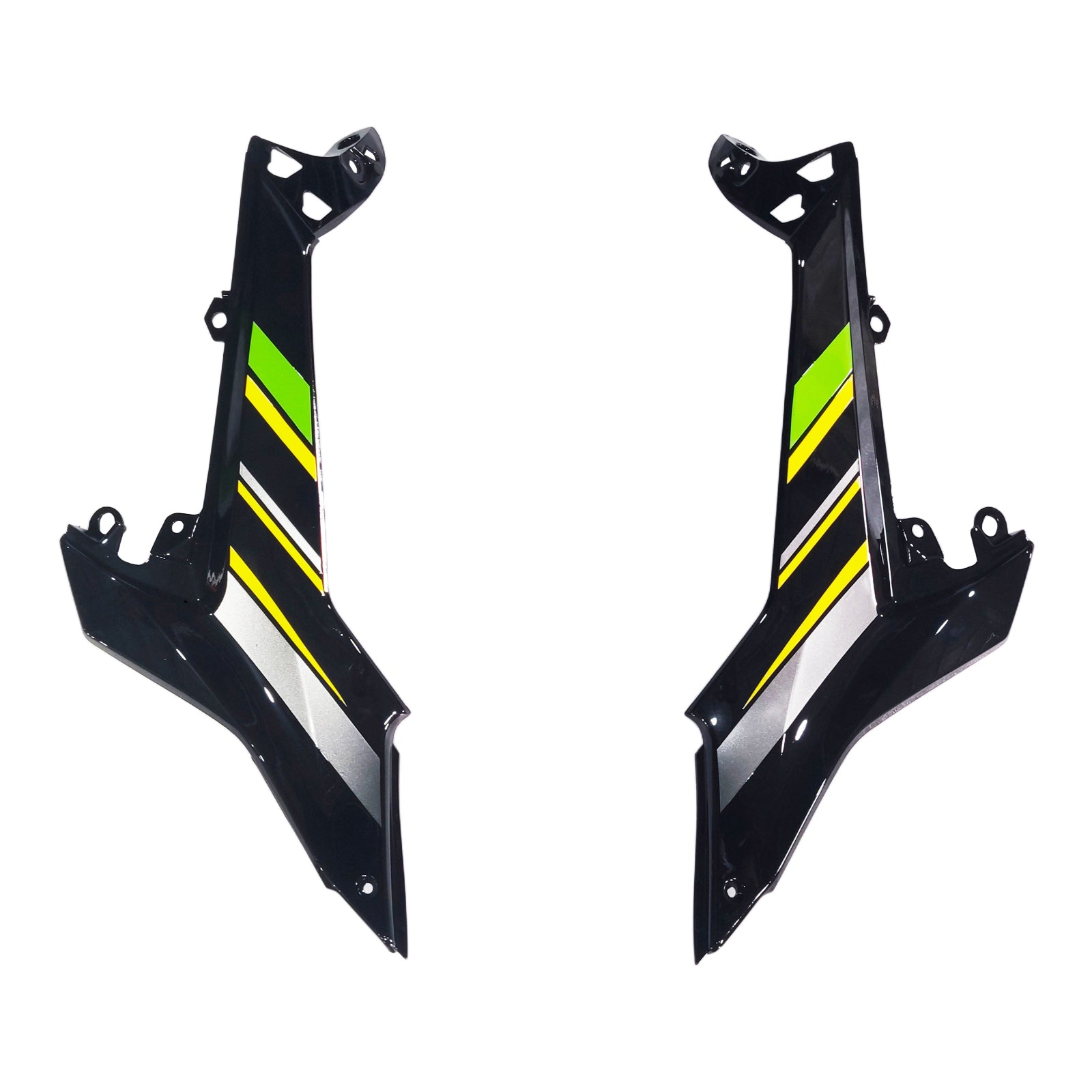 Amotopart Kit Carénage Kawasaki ER6F/Ninja650R 2017-2019 Carrosserie Plastique ABS