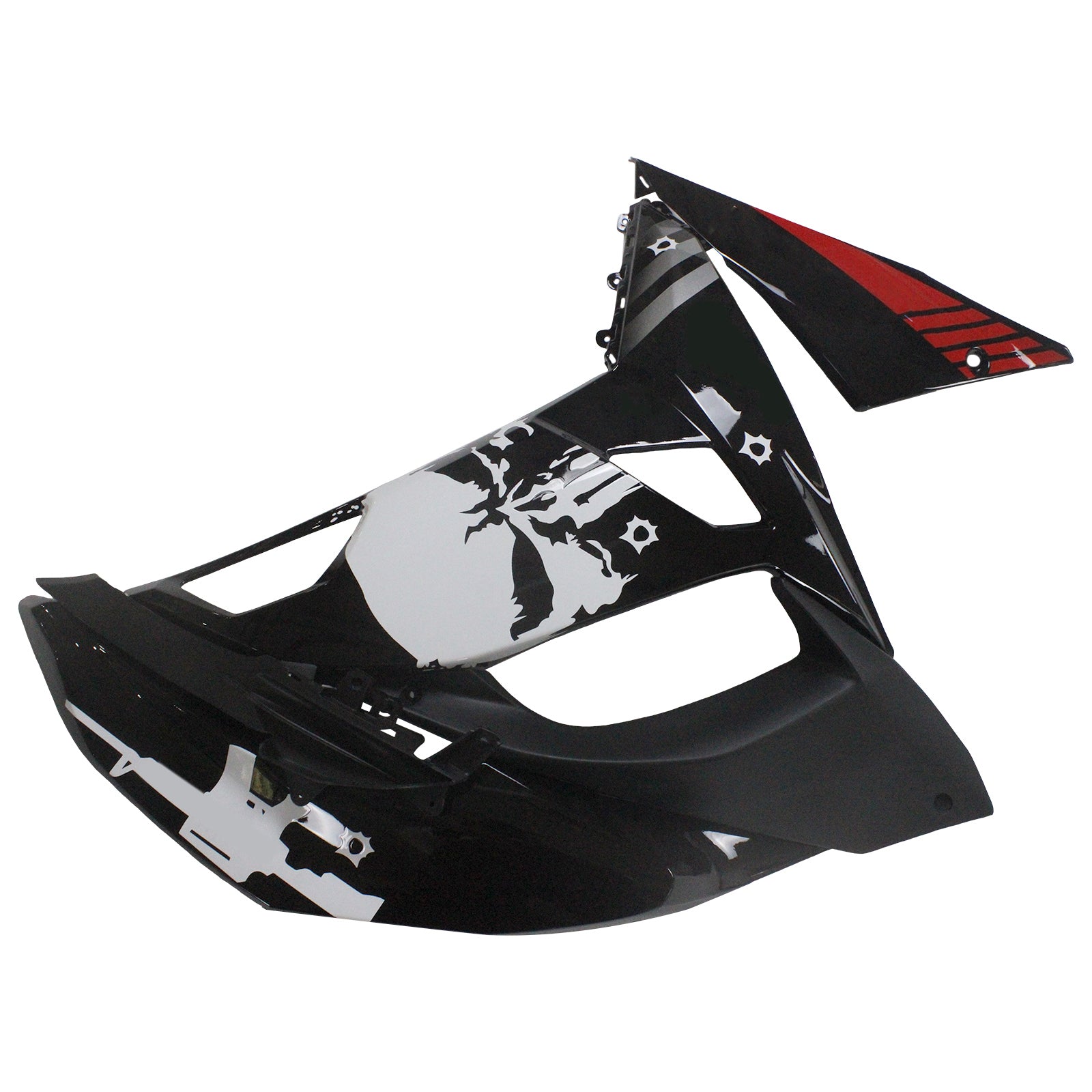 Amotopart Kit Carénage Kawasaki ER6F/Ninja650R 2017-2019 Carrosserie Plastique ABS