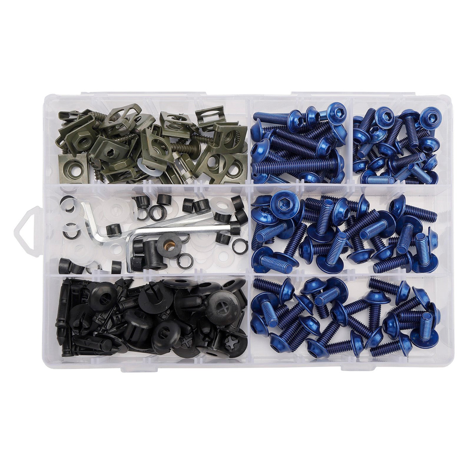 Kit de carénage injecté en plastique ABS compatible avec Kawasaki ER-6F Ninja650R 2017-2019