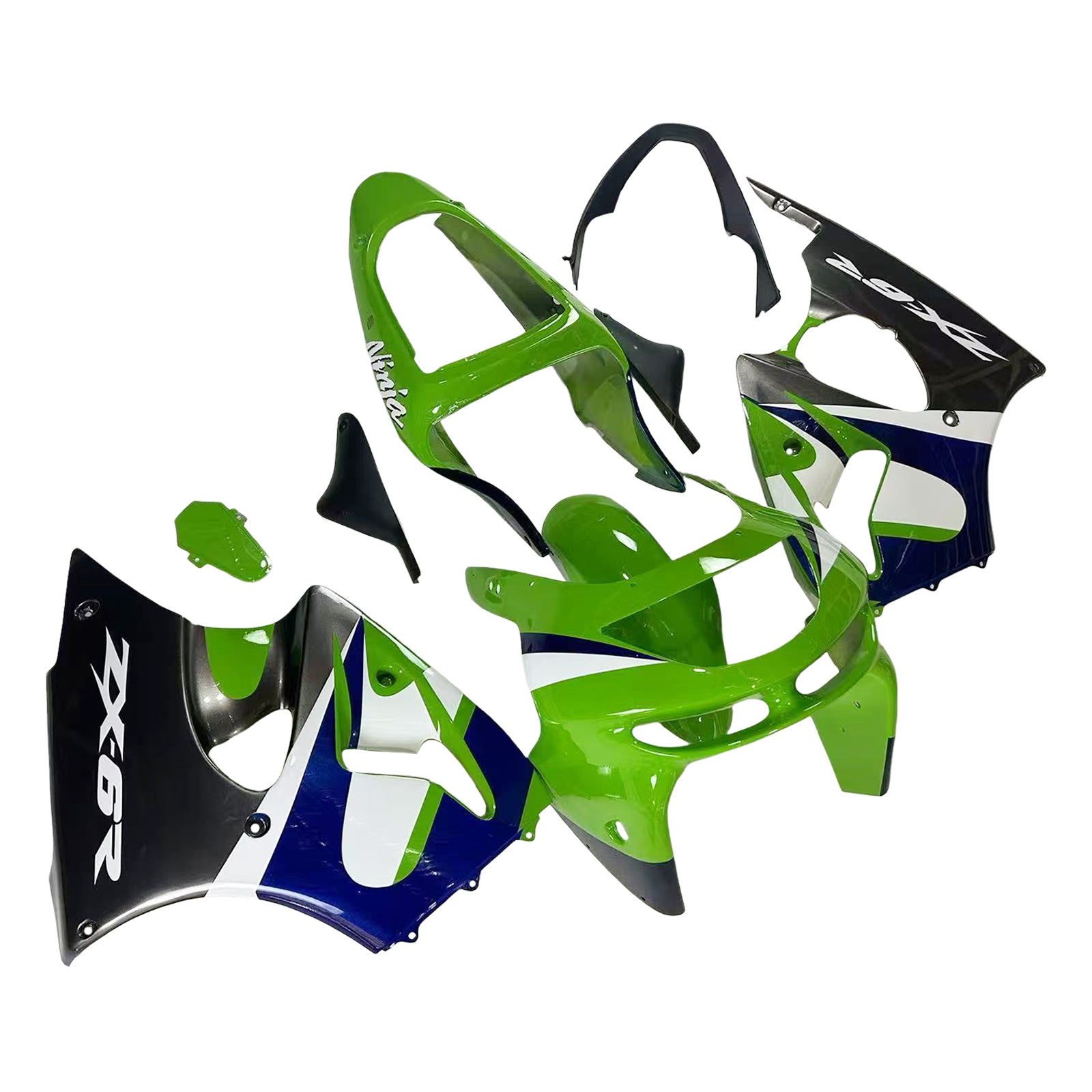 Amotopart Kawasaki ZX6R 1998-1999 Zestaw owiewek nadwozia z tworzywa ABS