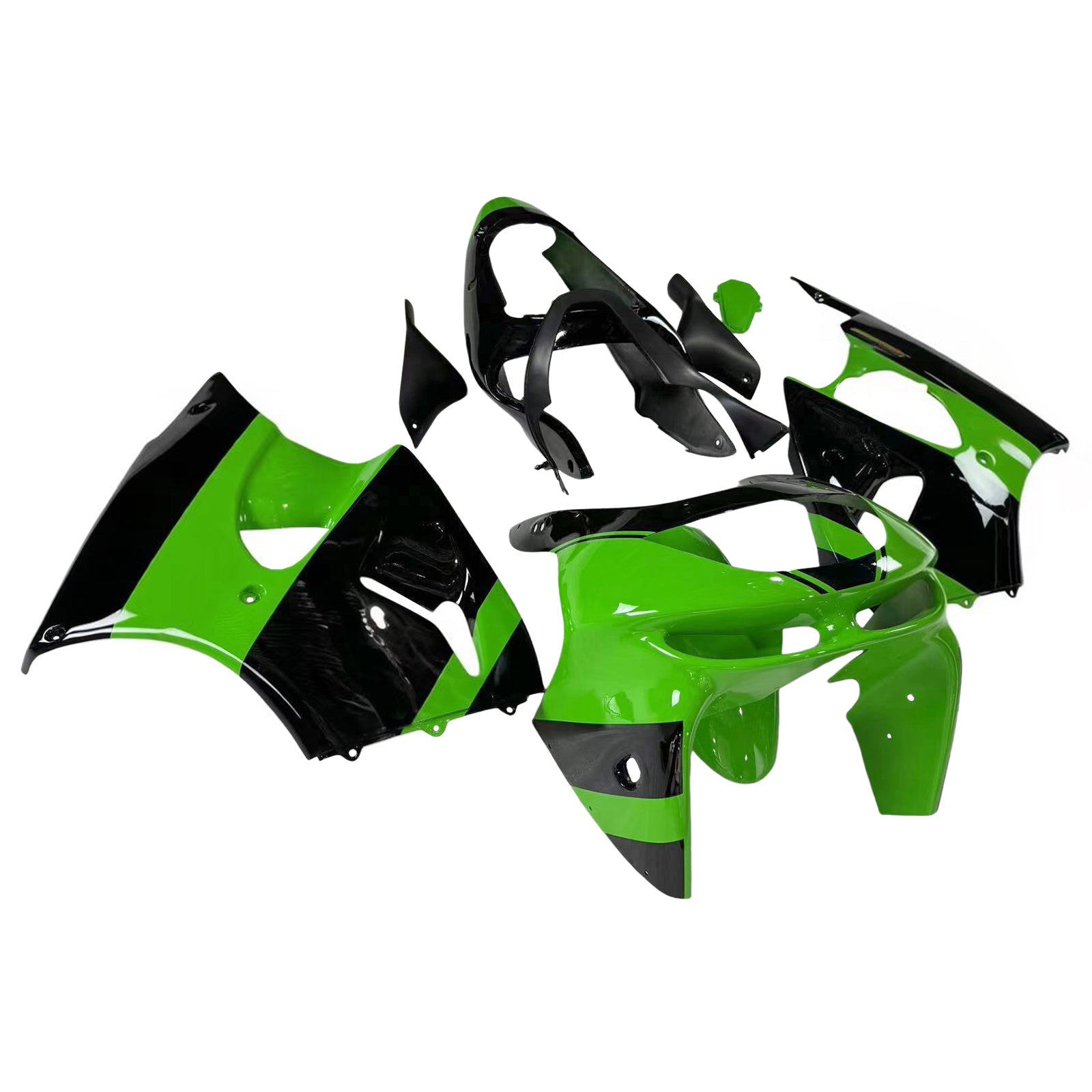 Amotopart Kawasaki ZX6R 1998-1999 ABS muovinen korin suojasarja