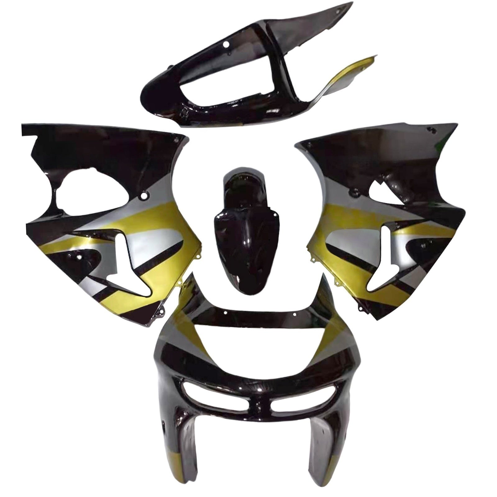 1998-1999 Kawasaki ZX6R Kit de carenado de inyección Carrocería de plástico ABS