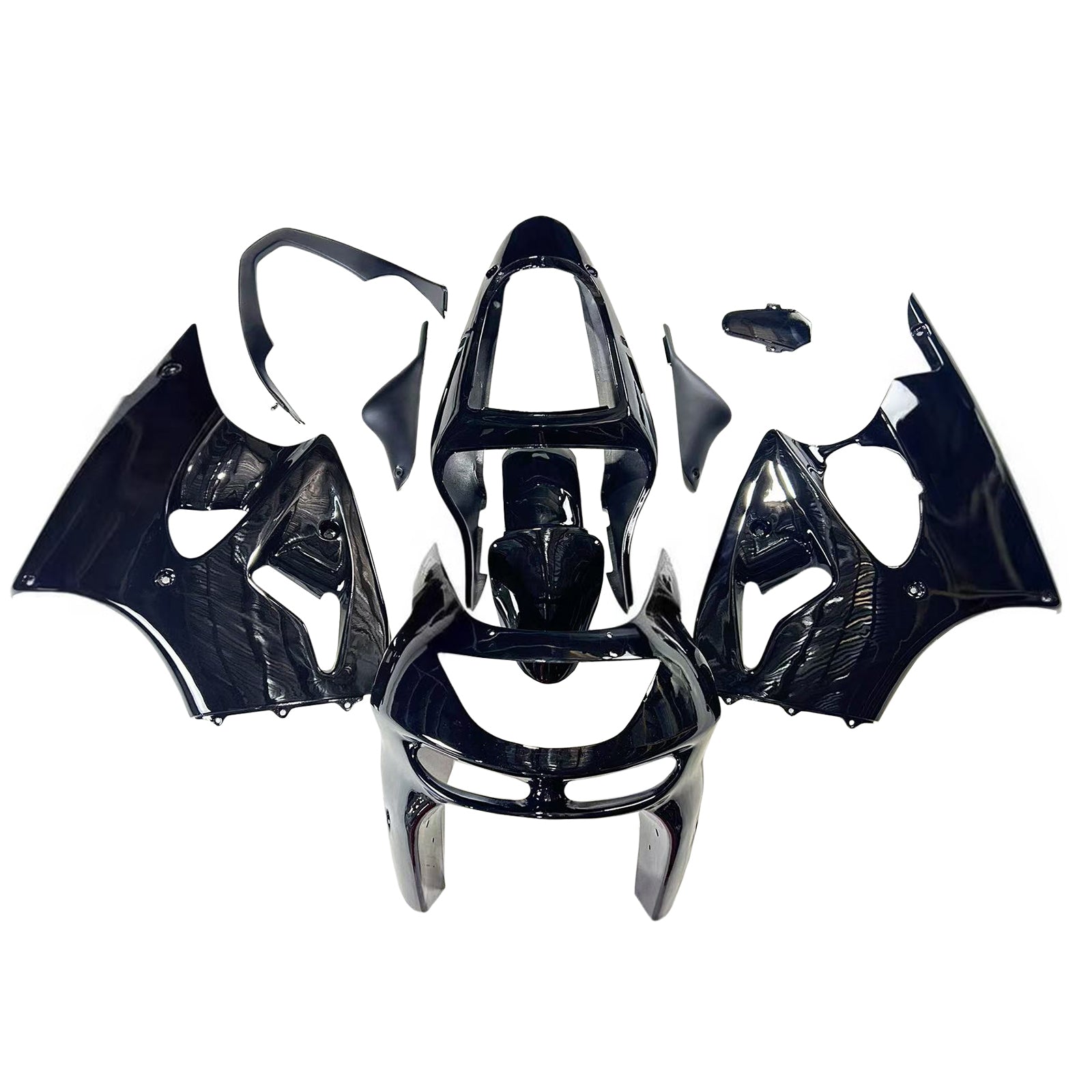 1998-1999 Kawasaki ZX6R Kit de carénage d'injection carrosserie plastique ABS