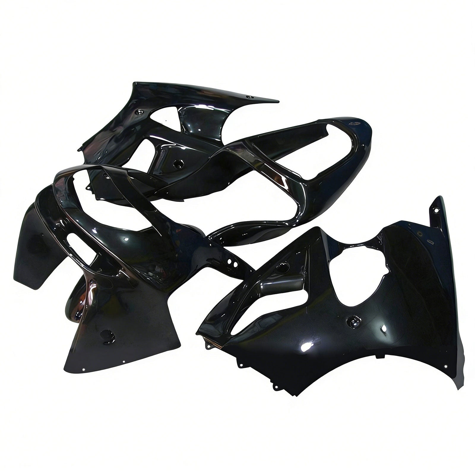 1998-1999 Kawasaki ZX6R Kit de carénage d'injection carrosserie plastique ABS