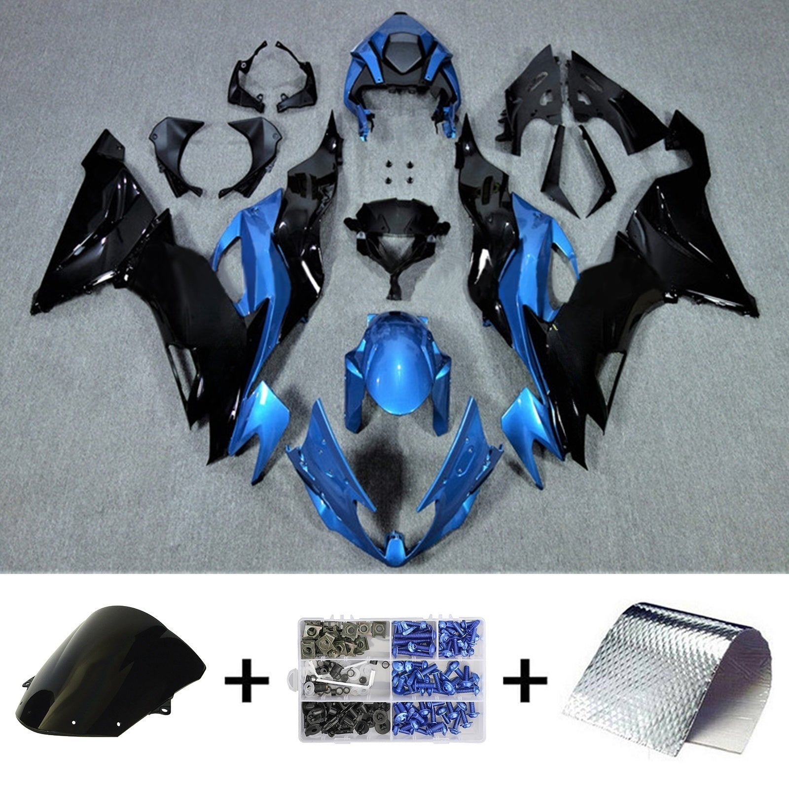 Kit de carénage Amotopart Kawasaki ZX6R 2019-2022