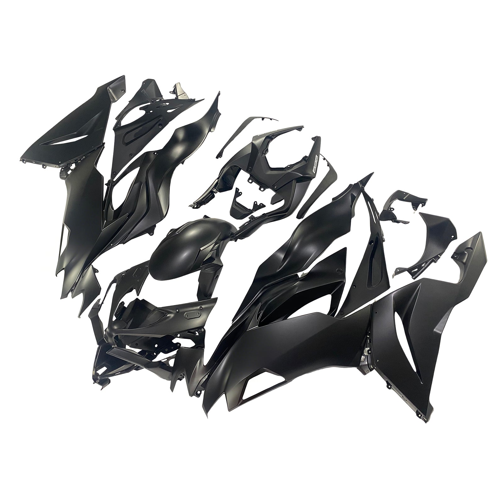 Amotopart Kawasaki ZX6R 2019-2023 ABS muovinen korin suojasarja