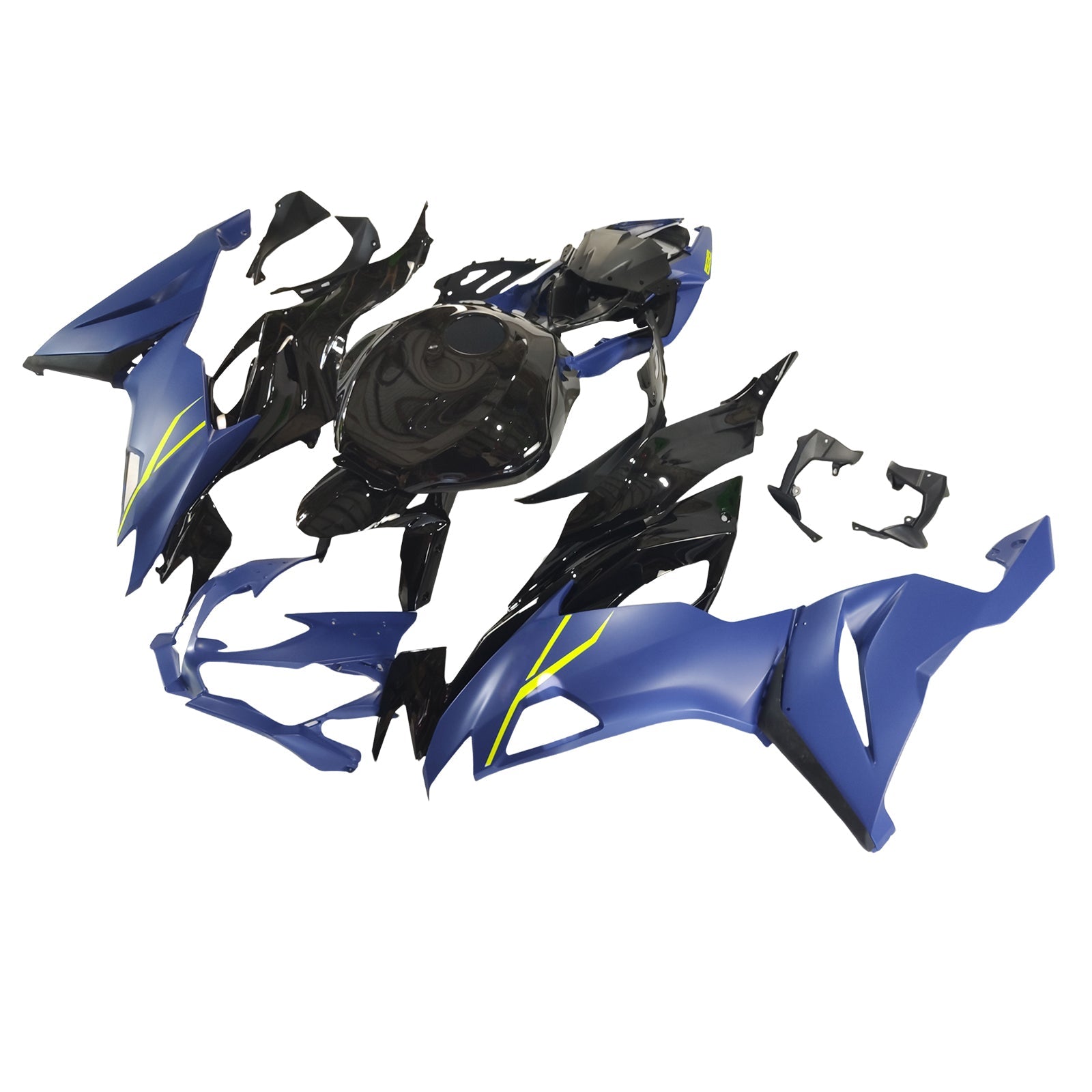 Kit de carénage d'injection Kawasaki ZX6R 2019-2023, carrosserie en plastique ABS
