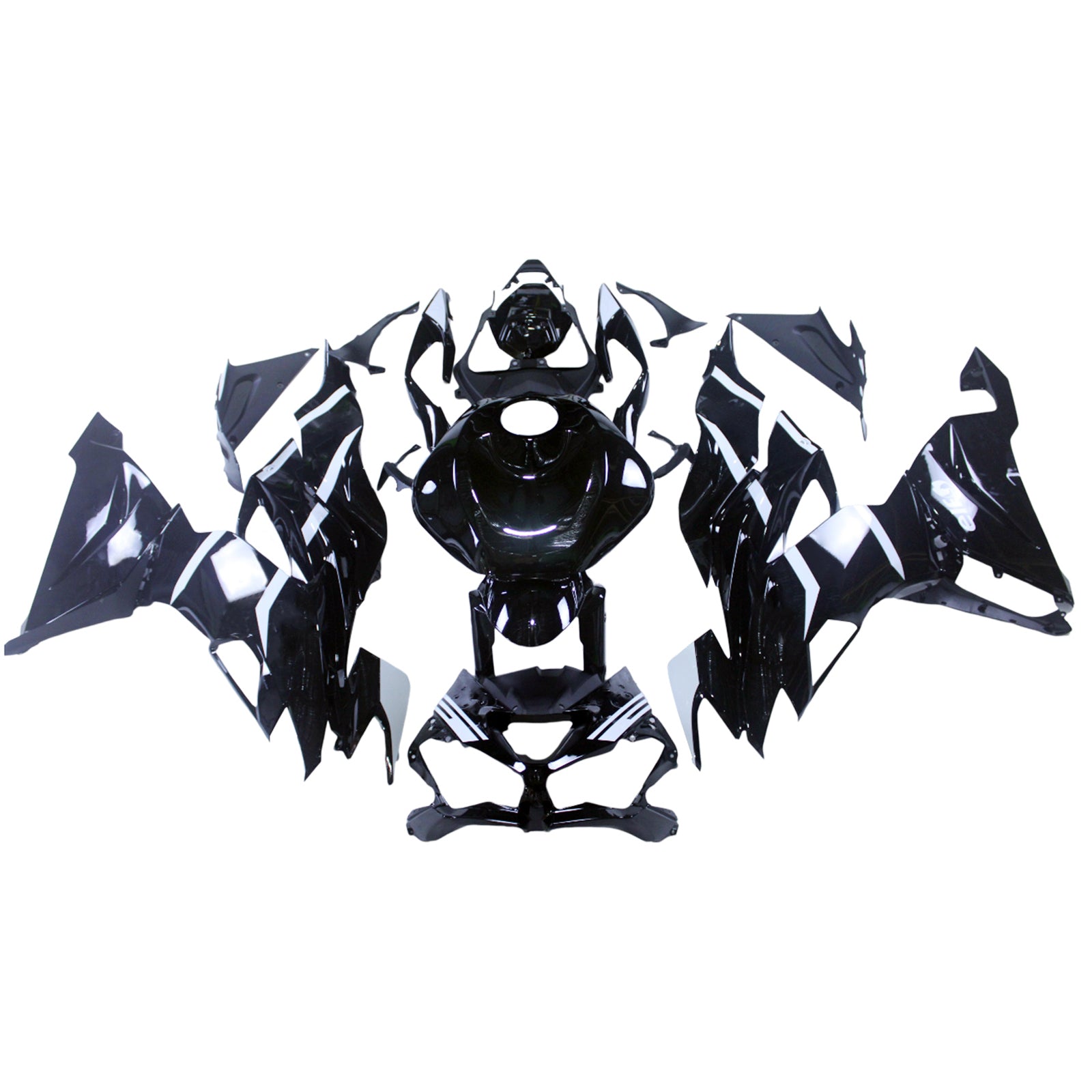 Kit de carénage d'injection Kawasaki ZX6R 2019-2023, carrosserie en plastique ABS