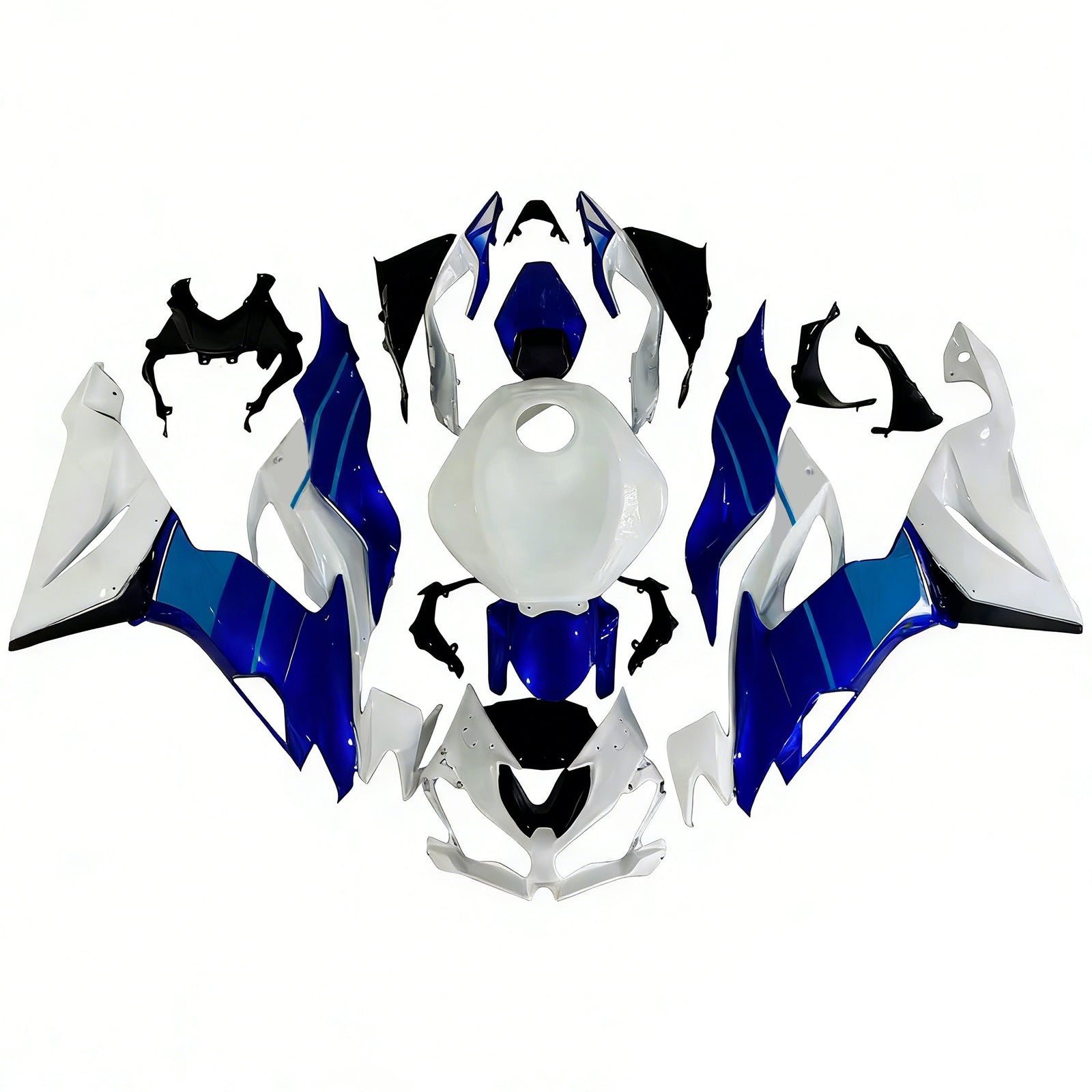 Kit de carénage d'injection Kawasaki ZX6R 2019-2023, carrosserie en plastique ABS