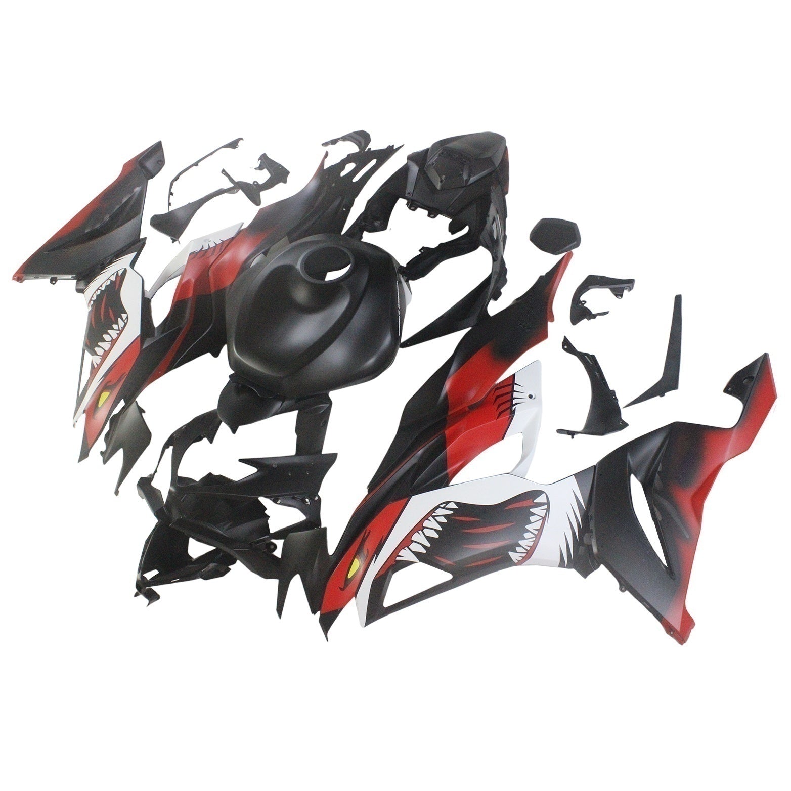 Kit de carénage d'injection Kawasaki ZX6R 2019-2023, carrosserie en plastique ABS
