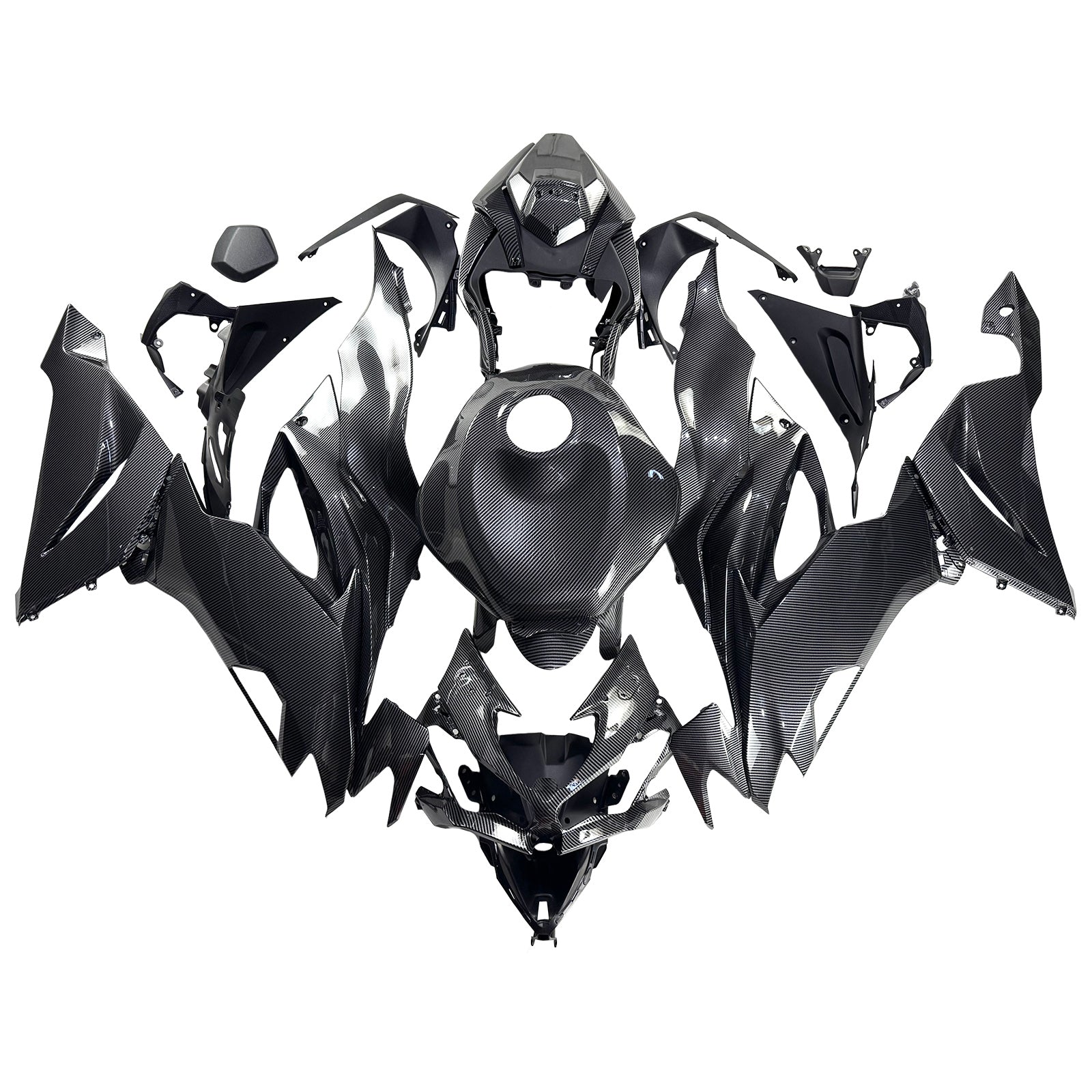 Zestaw owiewki wtrysku, plastikowy korpus ABS dla Kawasaki ZX6R 2019-2023