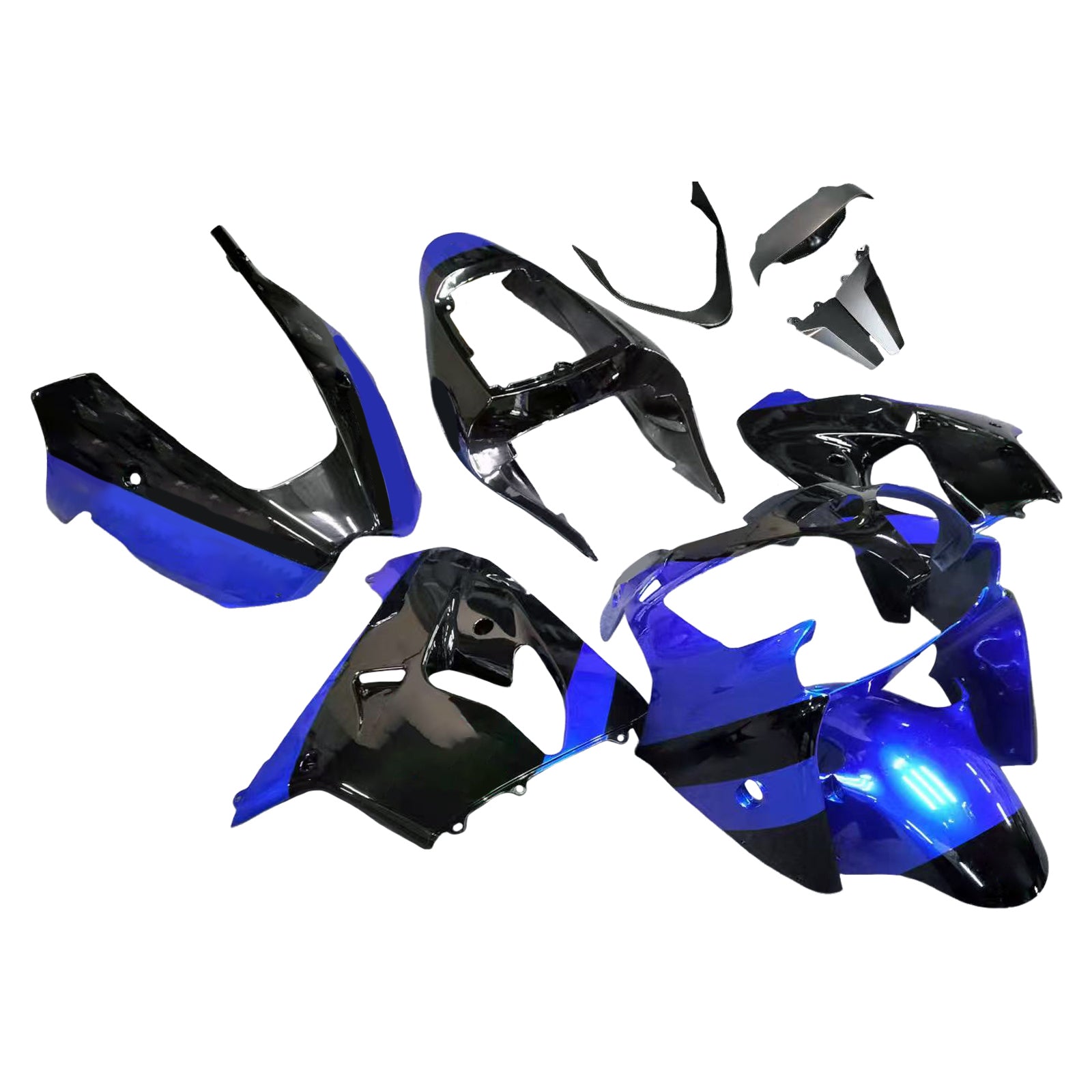 Amotopart Kawasaki ZX9R 2002-2003 ABS muovinen korin suojasarja