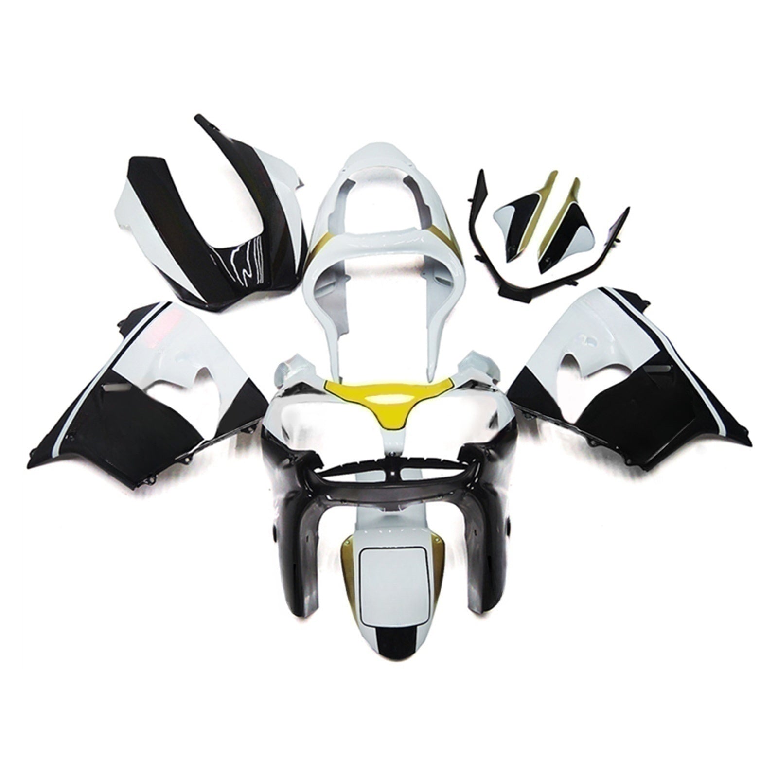 Amotopart Kawasaki ZX9R 2002-2003 Kit de carenado de carrocería de plástico ABS