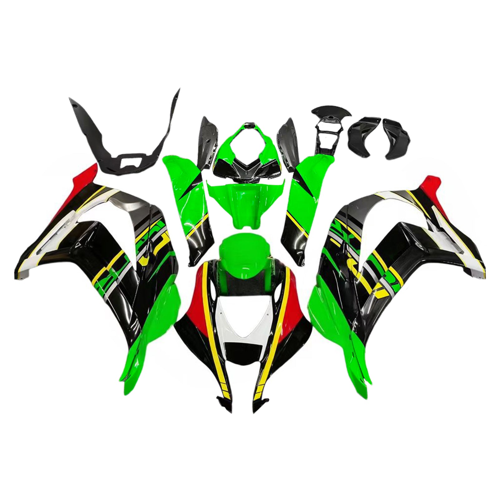 Kit de carénage Amotopart pour Kawasaki ZX10R 2016-2020 Générique