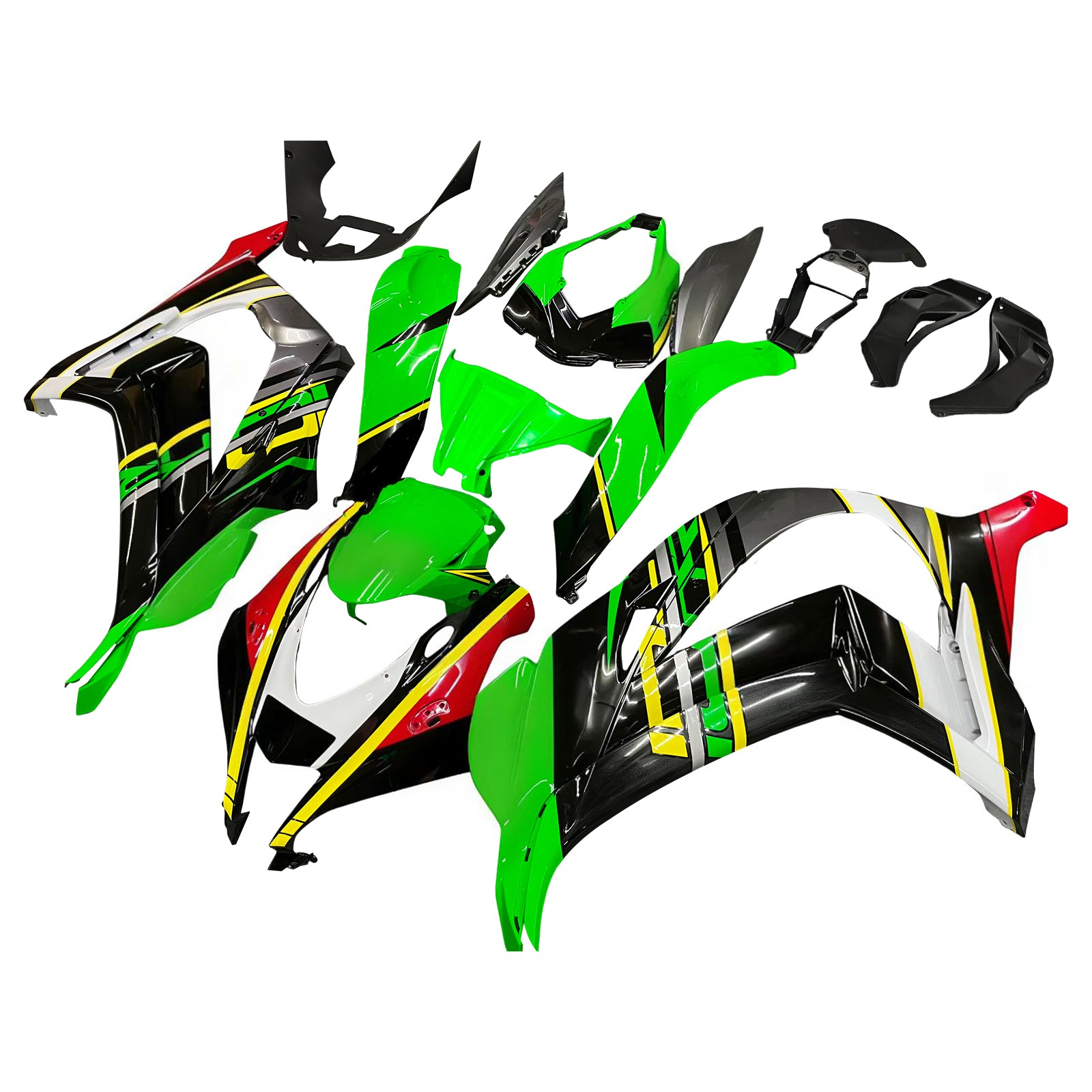 Kit de carénage Amotopart pour Kawasaki ZX10R 2016-2020 Générique