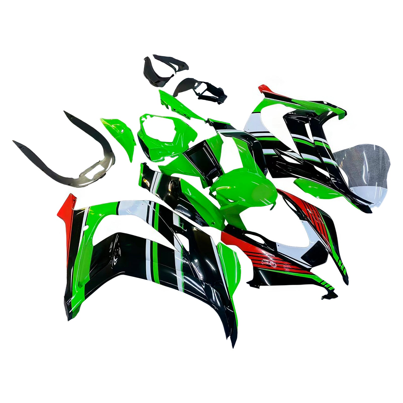 Kit de carénage Amotopart pour Kawasaki ZX10R 2016-2020 Générique