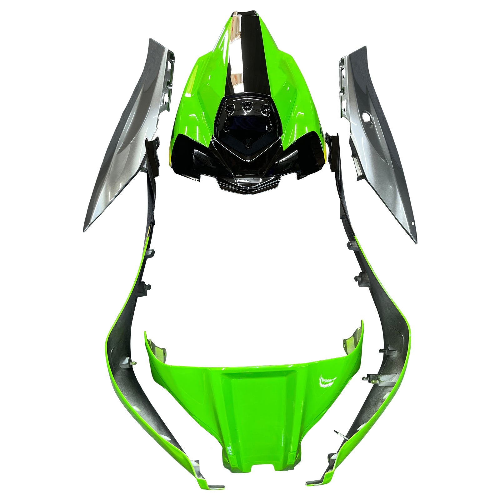 Amotopart Kawasaki ZX10R 2016-2020 Kit Carénage Carrosserie Plastique ABS