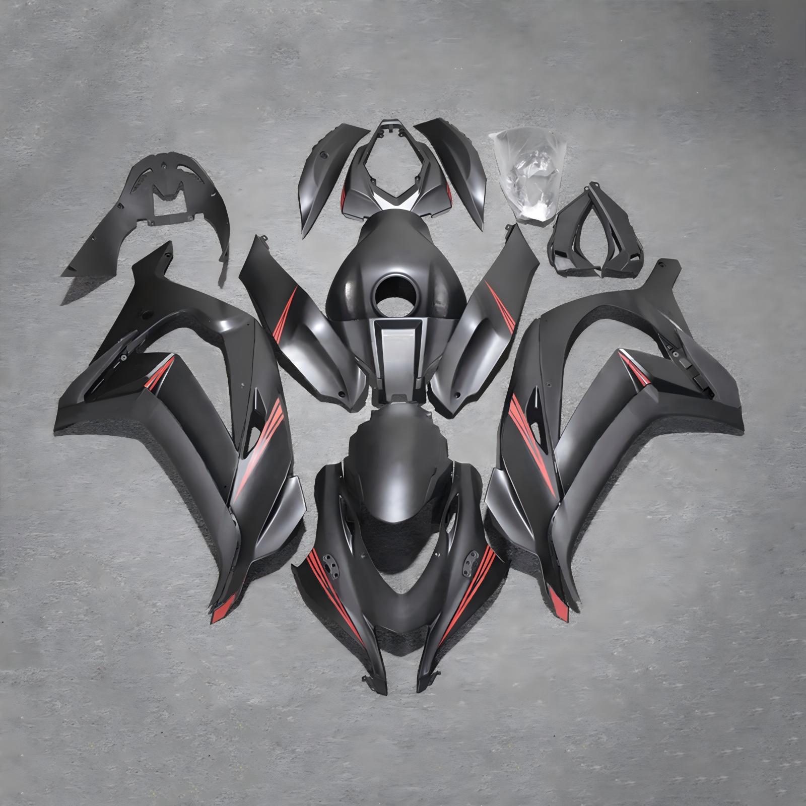 Kit carena iniettata in plastica ABS compatibile con Kawasaki ZX10R 2016-2020