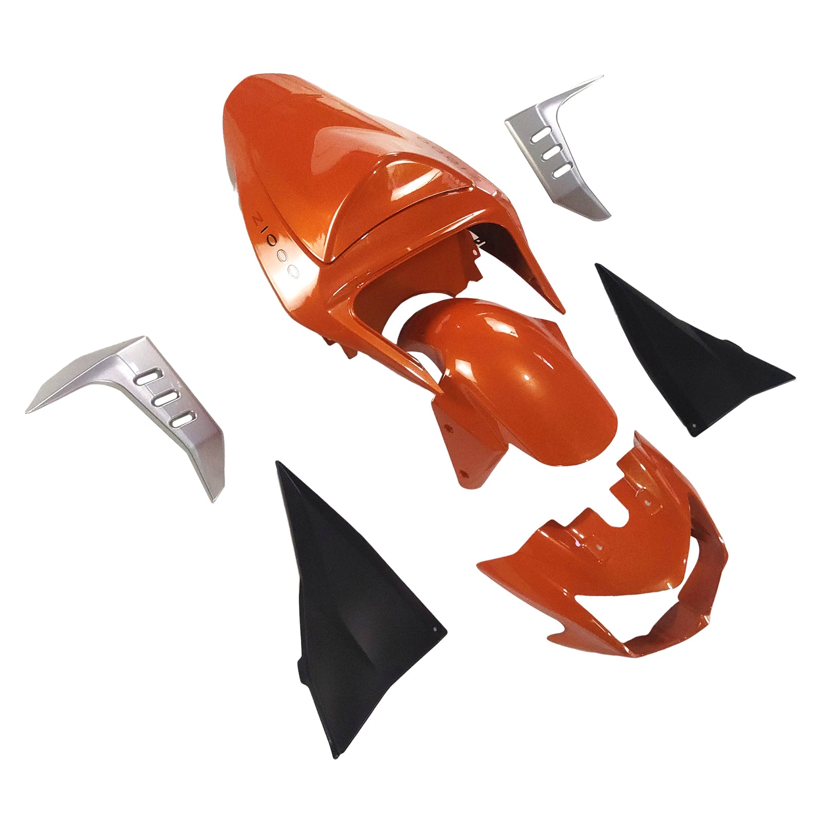 2003-2006 Kawasaki Z1000 Kit de carénage d'injection carrosserie plastique ABS