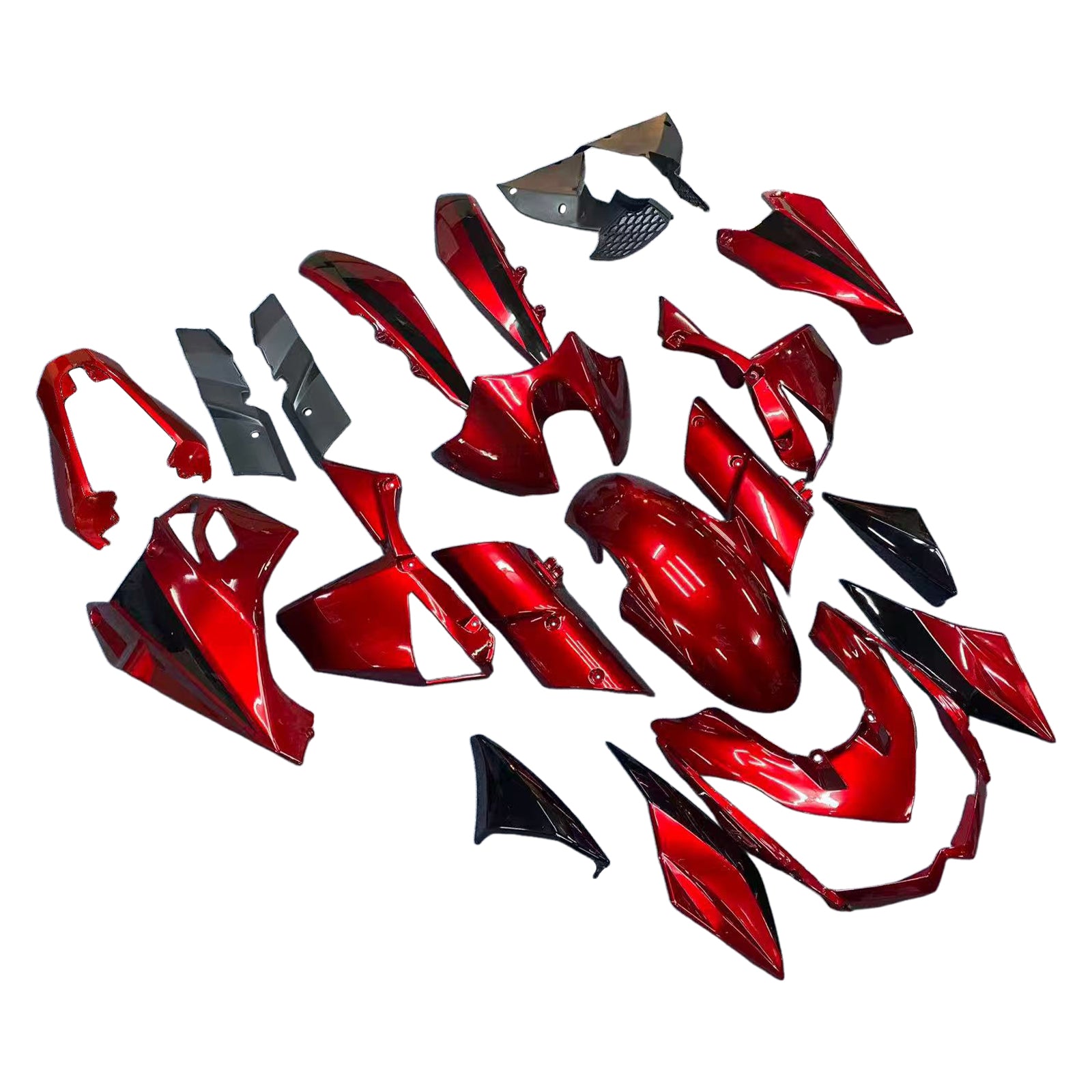 Kit de carenado de inyección Bodywork ABS de plástico adecuado para Kawasaki Z1000 2010-2013