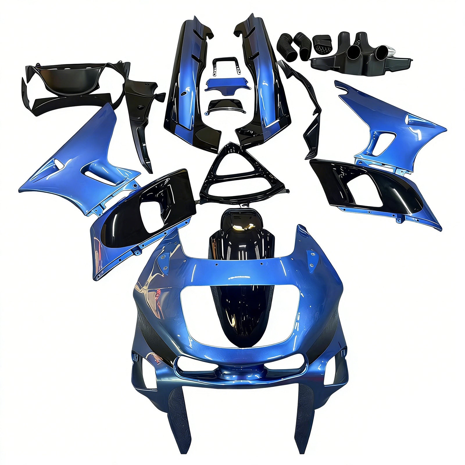 Injektiotapapakkaus BOLDWORK-muovinen abs Fit Fit for Kawasaki ZZR400 1993-2007 ZZR600 1998-2003