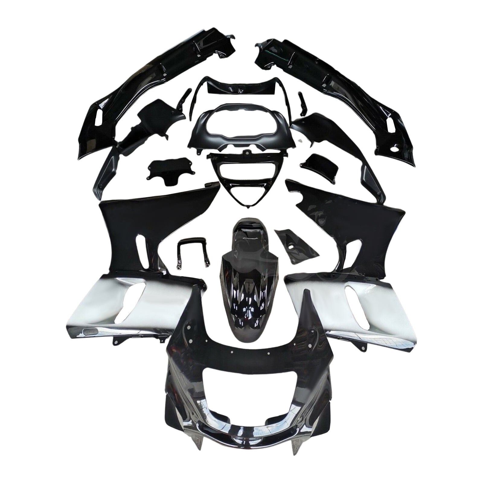1993-2007 Kawasaki ZZR400 1998-2003 ZZR600 Injectiekuipset ABS kunststof carrosserie