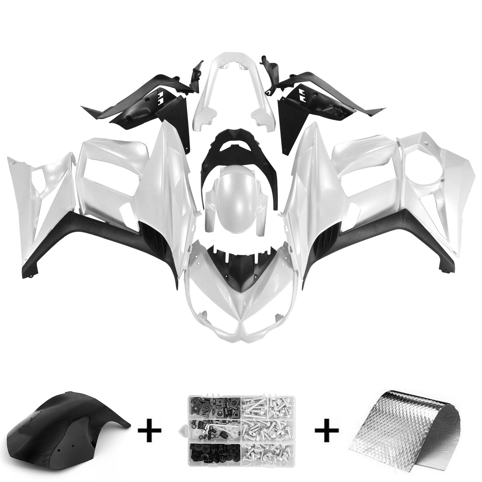 Amotopart kuipset voor Kawasaki Z1000SX 2010-2015 Generiek