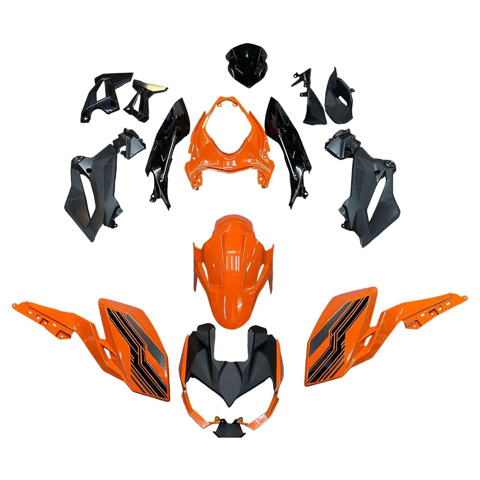 Kit di carenatura in plastica ABS per Kawasaki Z400 2018-2024